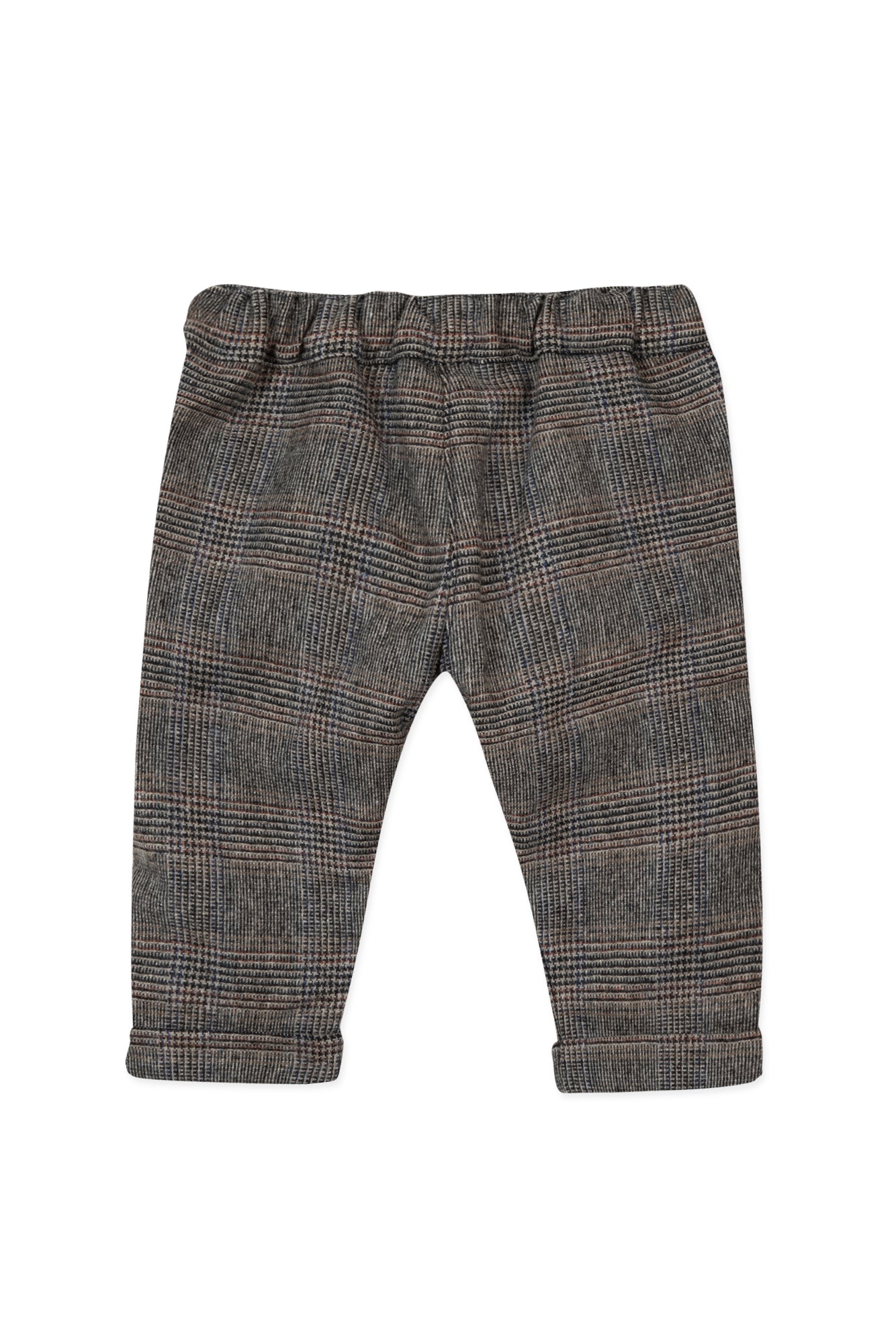 Tartine Et Chocolat Women's Houndstooth Print Orange Pants - Stylish Casual Trousers for Work, Office & Everyday Wear