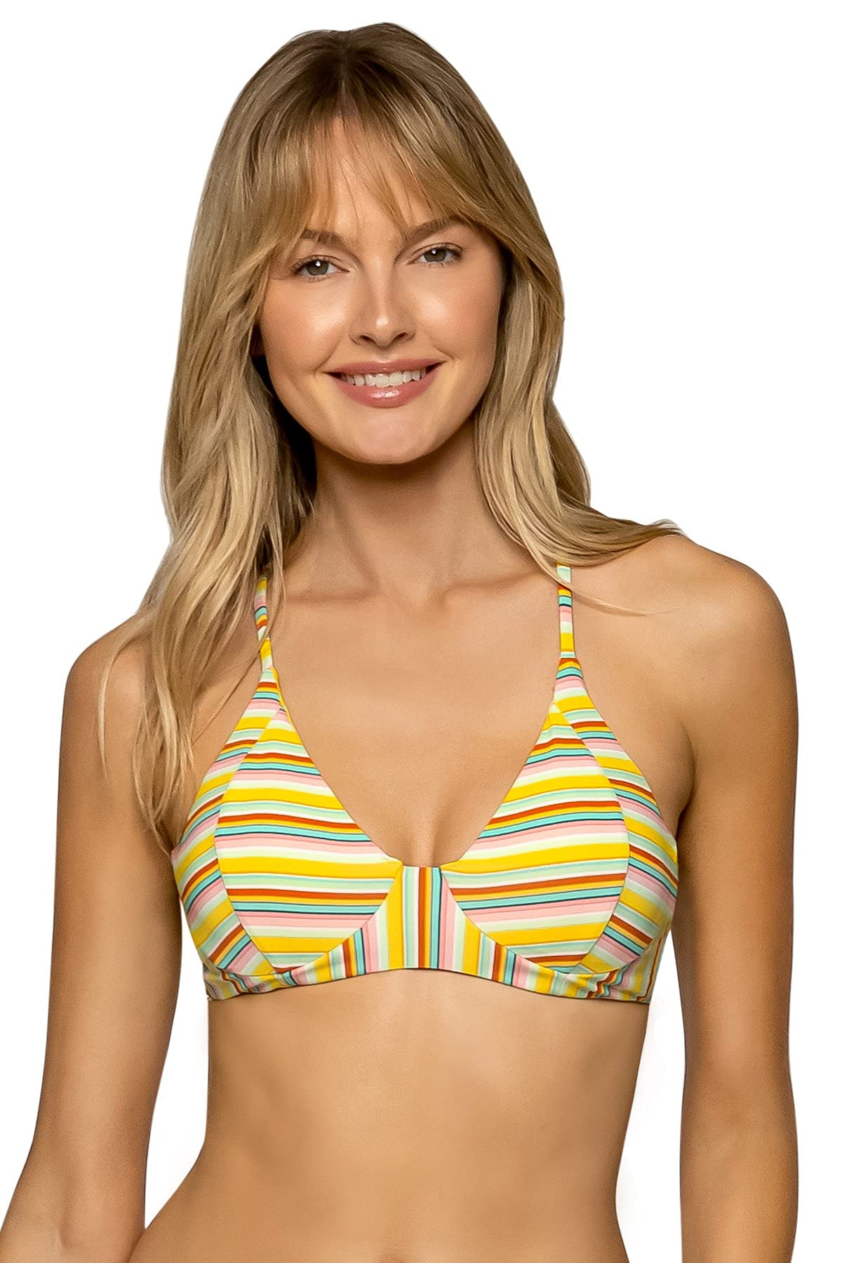 Maya Underwire Women's Bikini Top - Adjustable Swimwear for Women, Push Up Bathing Suit with Removable Pads - Perfect for Beach, Pool & Summer Vacations