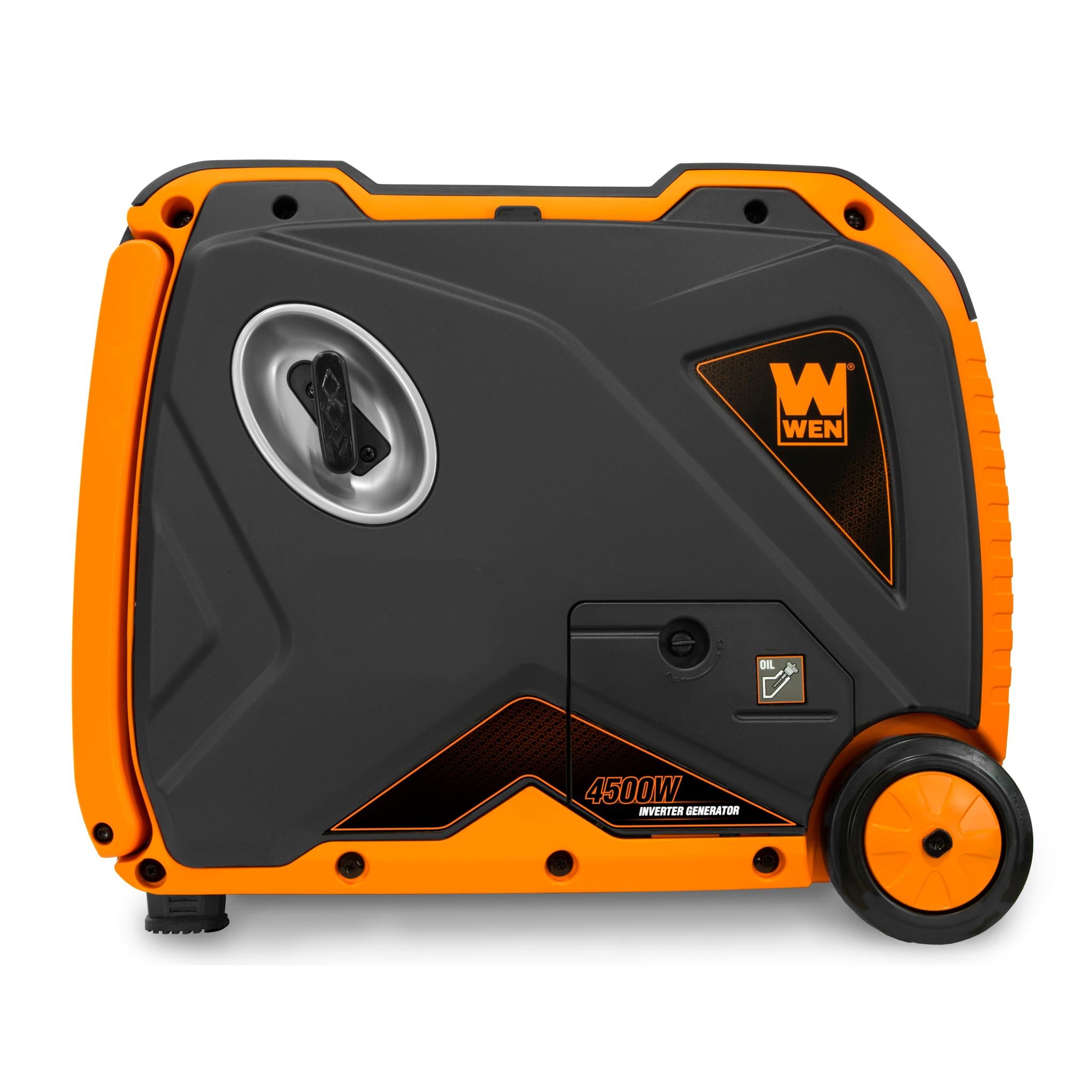 WEN DF451i 4500W Super Quiet Dual Fuel Portable Inverter Generator with Electric Start - RV Ready, Camping & Emergency Power Backup