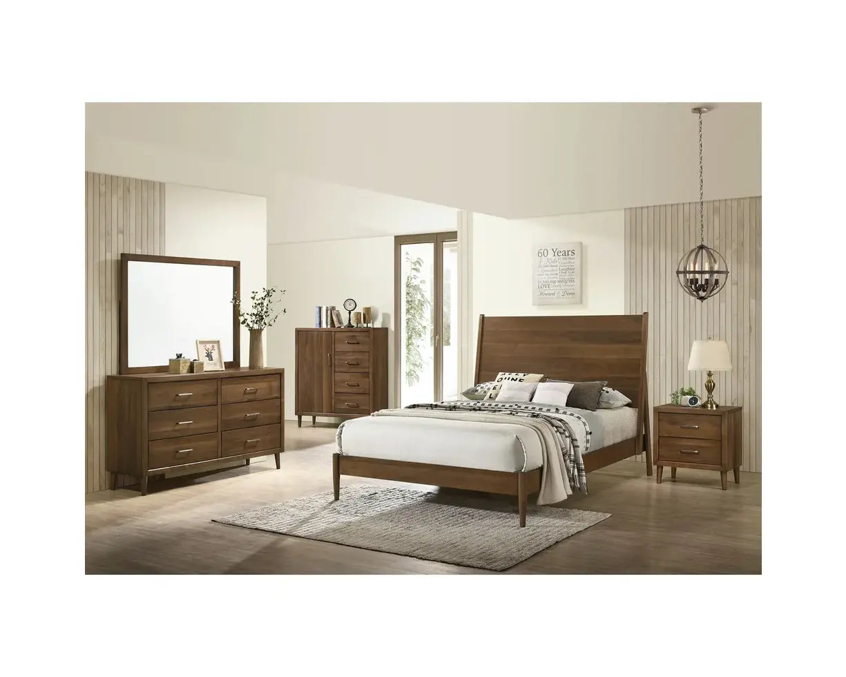 Mackenzie 4 Drawer Solid Wood Dresser for Men - Stylish Bedroom Chest with Ample Storage | Perfect for Bedroom, Dorm, or Apartment Organization