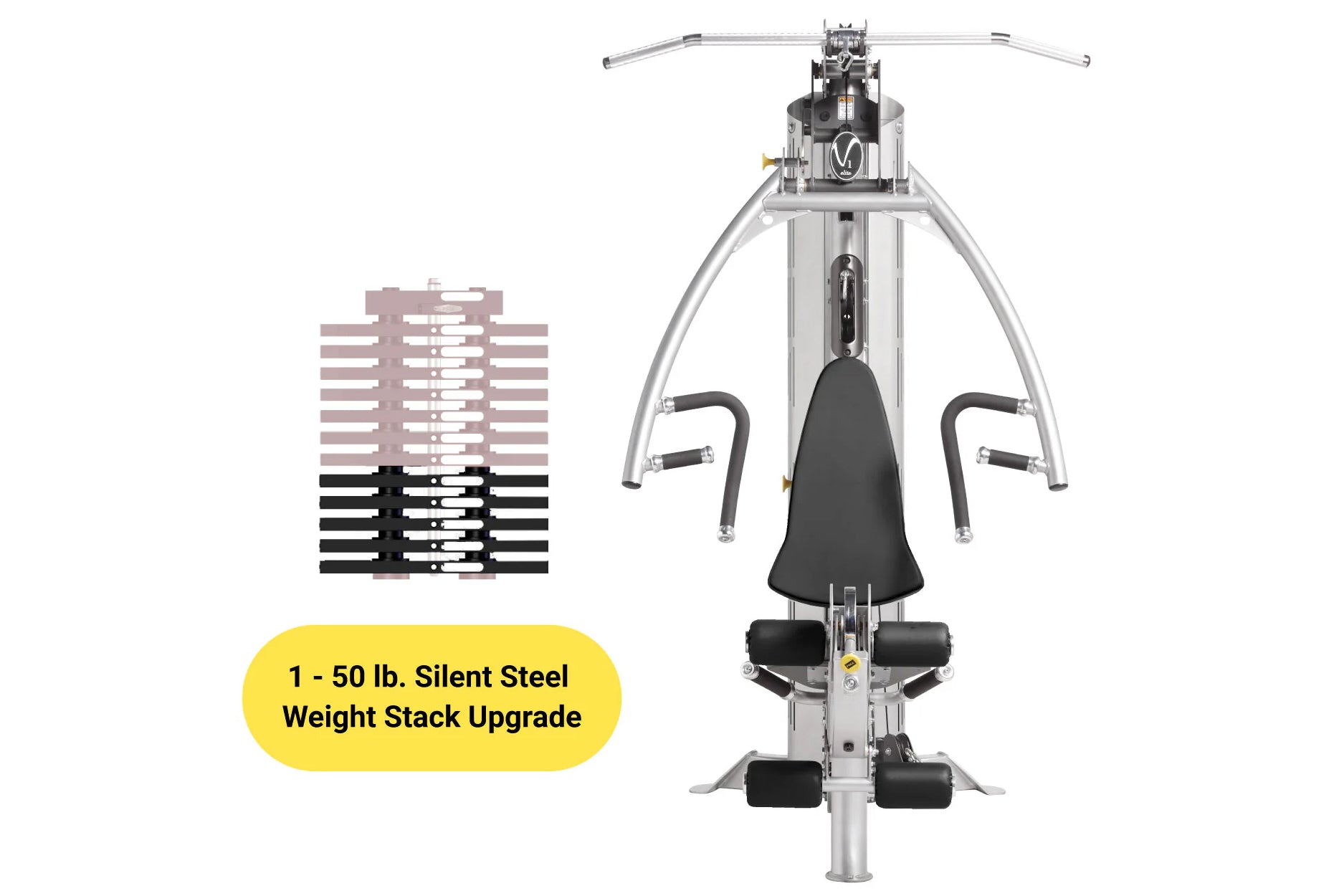 Hoist V1 Elite Home Gym System - Full Body Workout Equipment for Strength Training & Fitness - Perfect for Home Gym, Garage, or Small Spaces