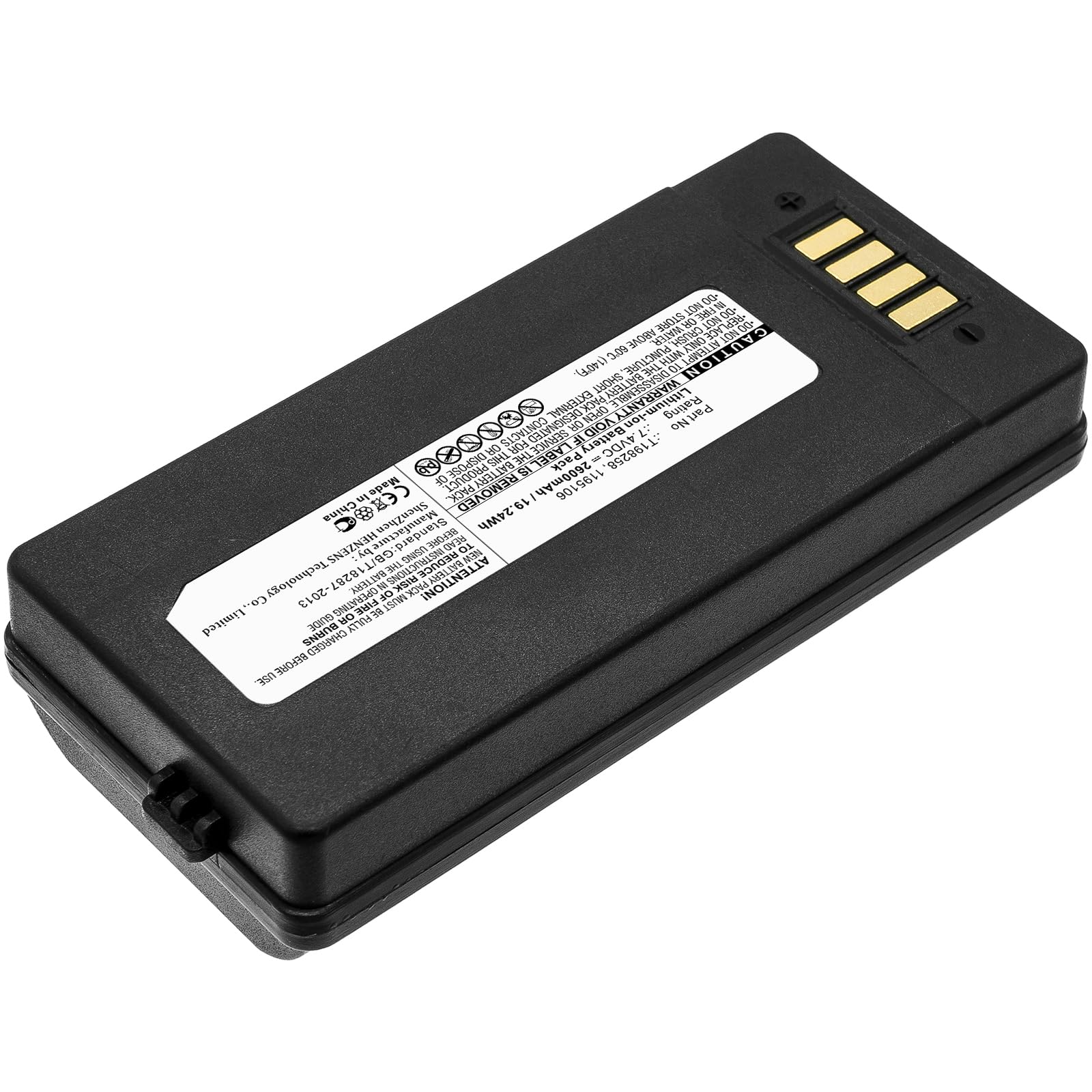 Synergy Digital Thermal Camera Battery - 2600mAh Li-ion 7.4V Replacement for FLIR T198258 & 1195106 Thermal Cameras - Perfect for Industrial Inspections, Electrical Maintenance & HVAC Diagnostics