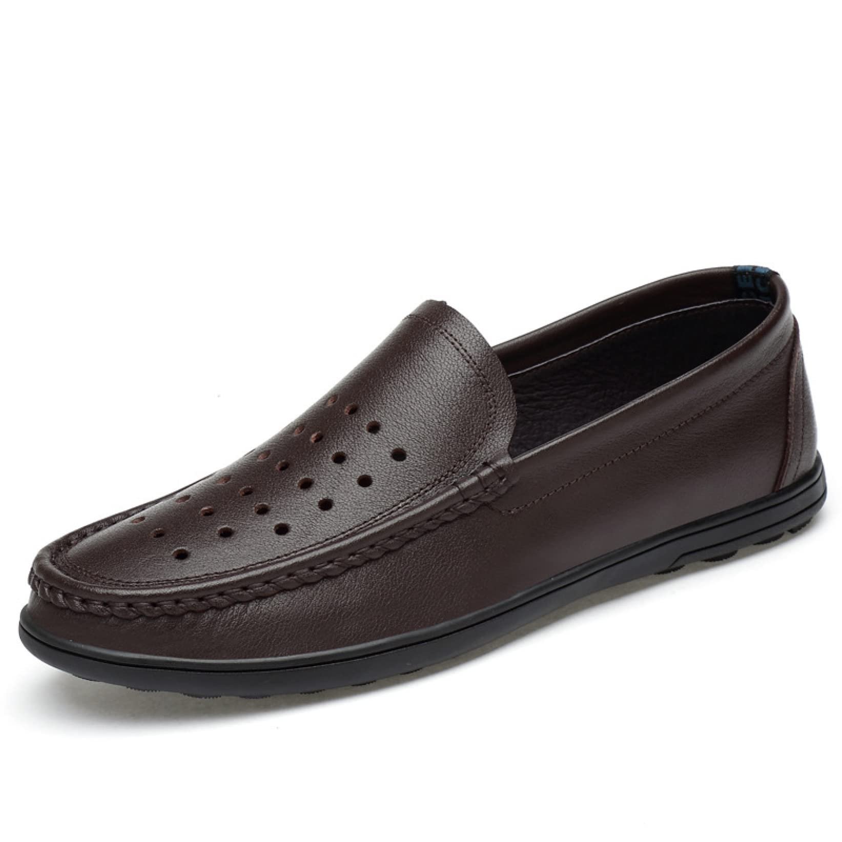 Hoxekle Men's Lightweight Breathable Slip-On Loafers - Casual Driving Moccasins & Boat Shoes for Outdoor Walking, Travel, and Daily Wear