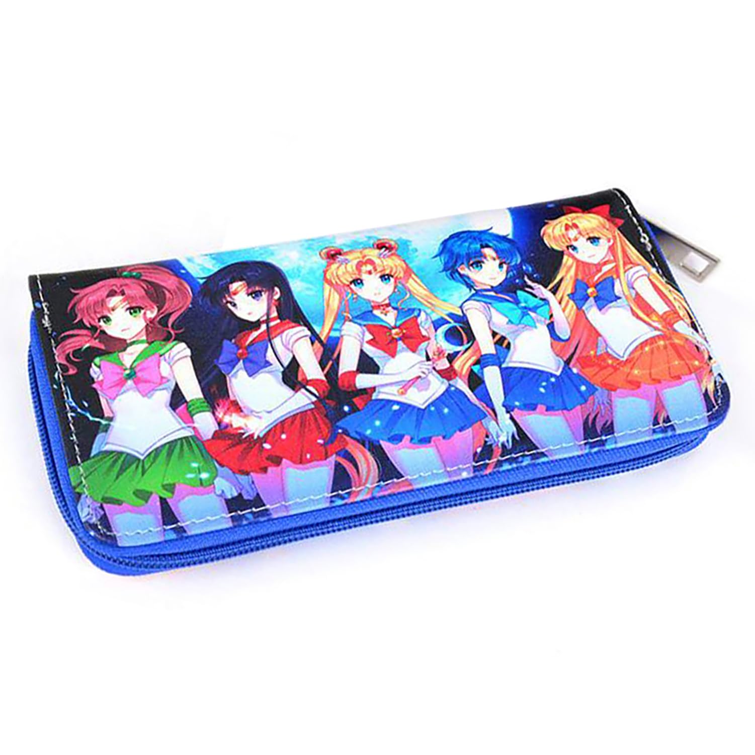 Anime Wallet for Women - Stylish Zipper Long Clutch Bag with Credit Card Slots & Coin Pocket | PU Leather Purse for Daily Use, Travel, and Cosplay Accessories
