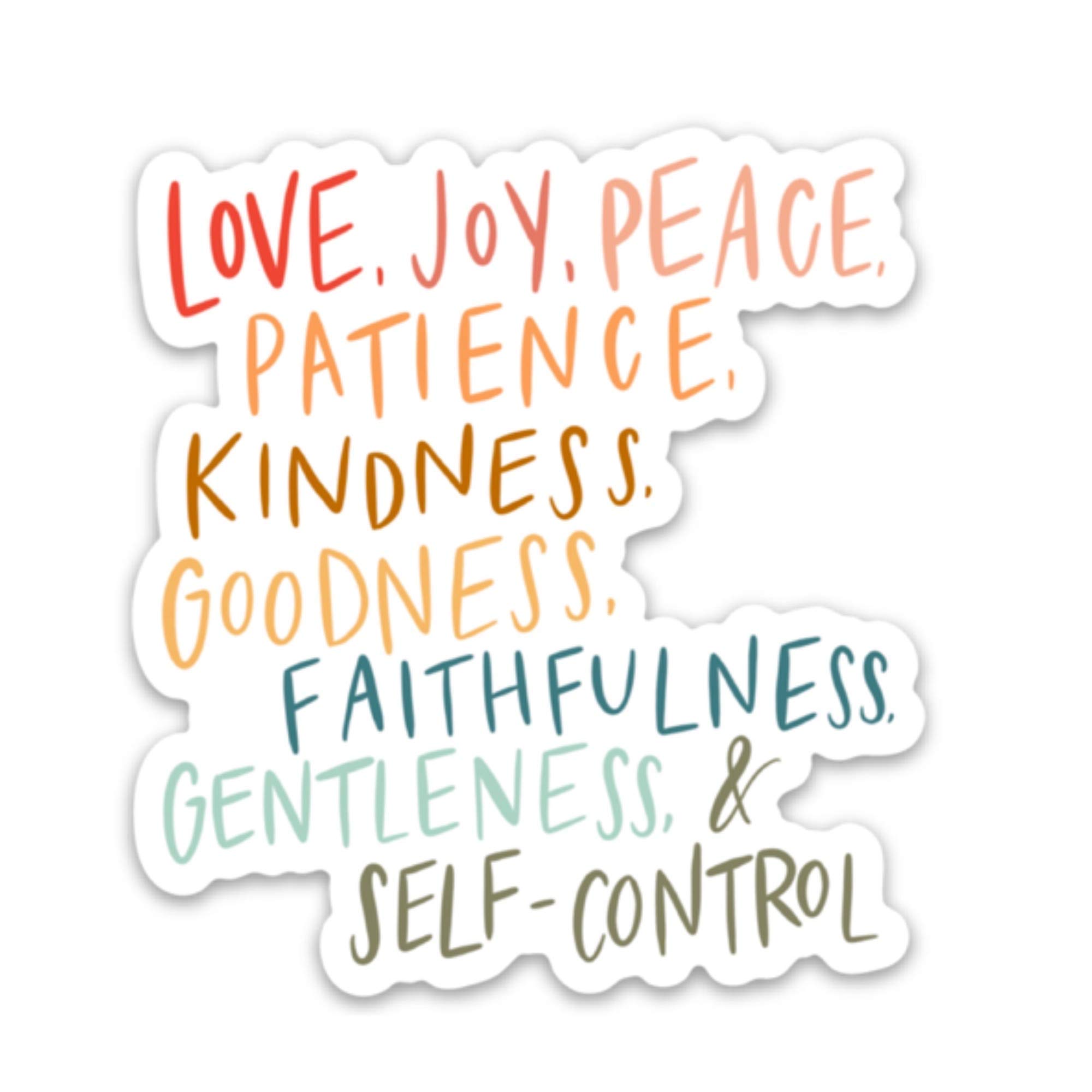 Fruit of the Spirit Refrigerator Magnets - Christian Faith Bible Verse Fridge Magnets for Home, Office & Church Decor | Jesus Inspired Religious Kitchen Accessories
