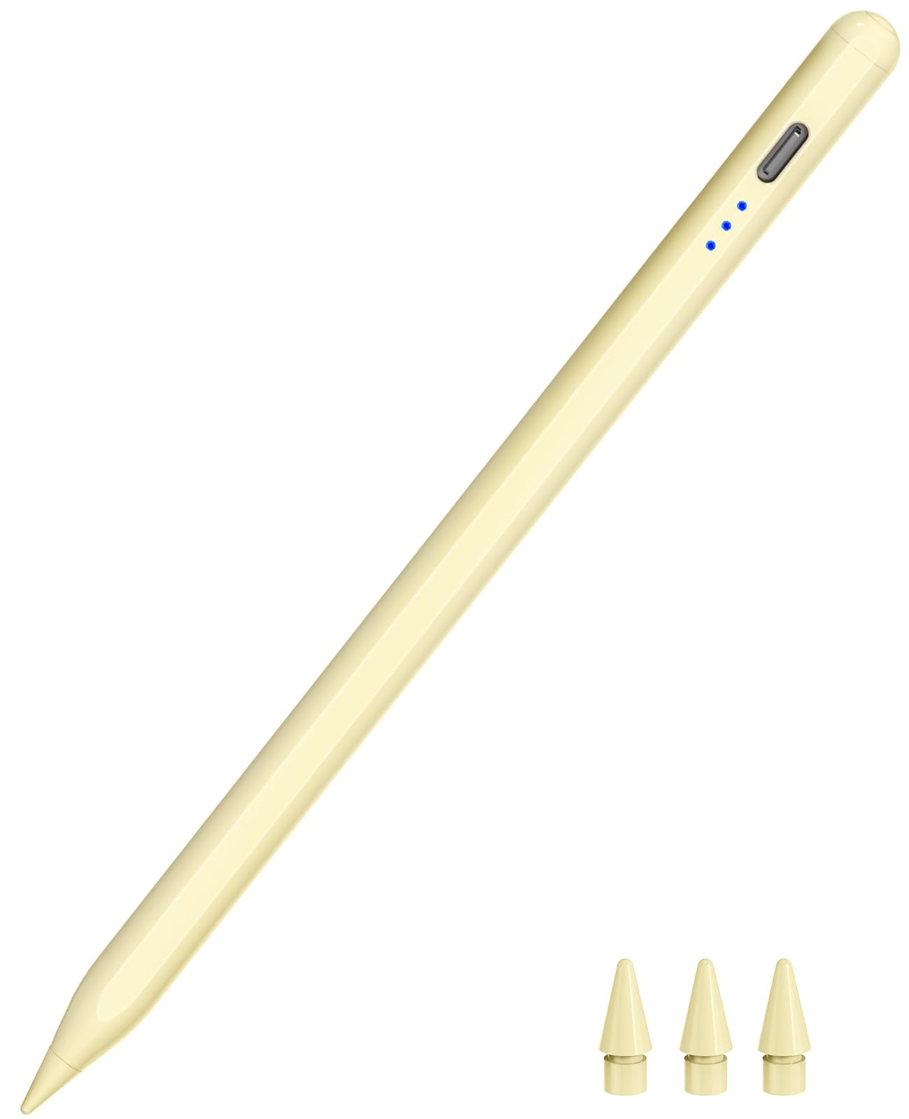 HATOKU 2nd Gen Stylus Pen for iPad 2018-2024 - Fast 15-Minute Charging, Tilt & Palm Rejection - Compatible with iPad Air 3/4/5/M2, Mini 5/6, iPad 6-10, Pro 11