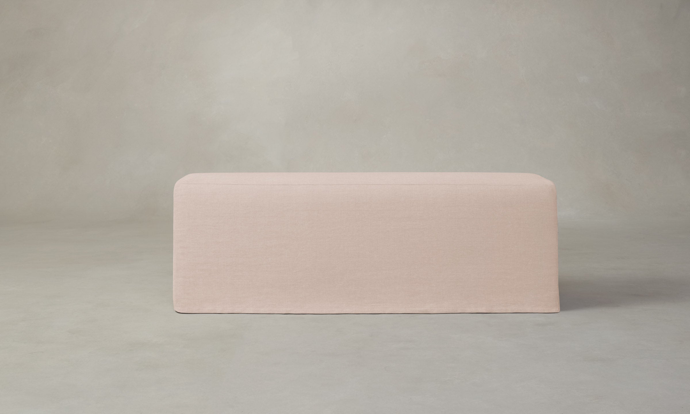 Heritage Belgian Linen Dining Bench with Petal Design - The Beacon Collection | Perfect for Farmhouse Kitchens, Breakfast Nooks & Dining Room Seating