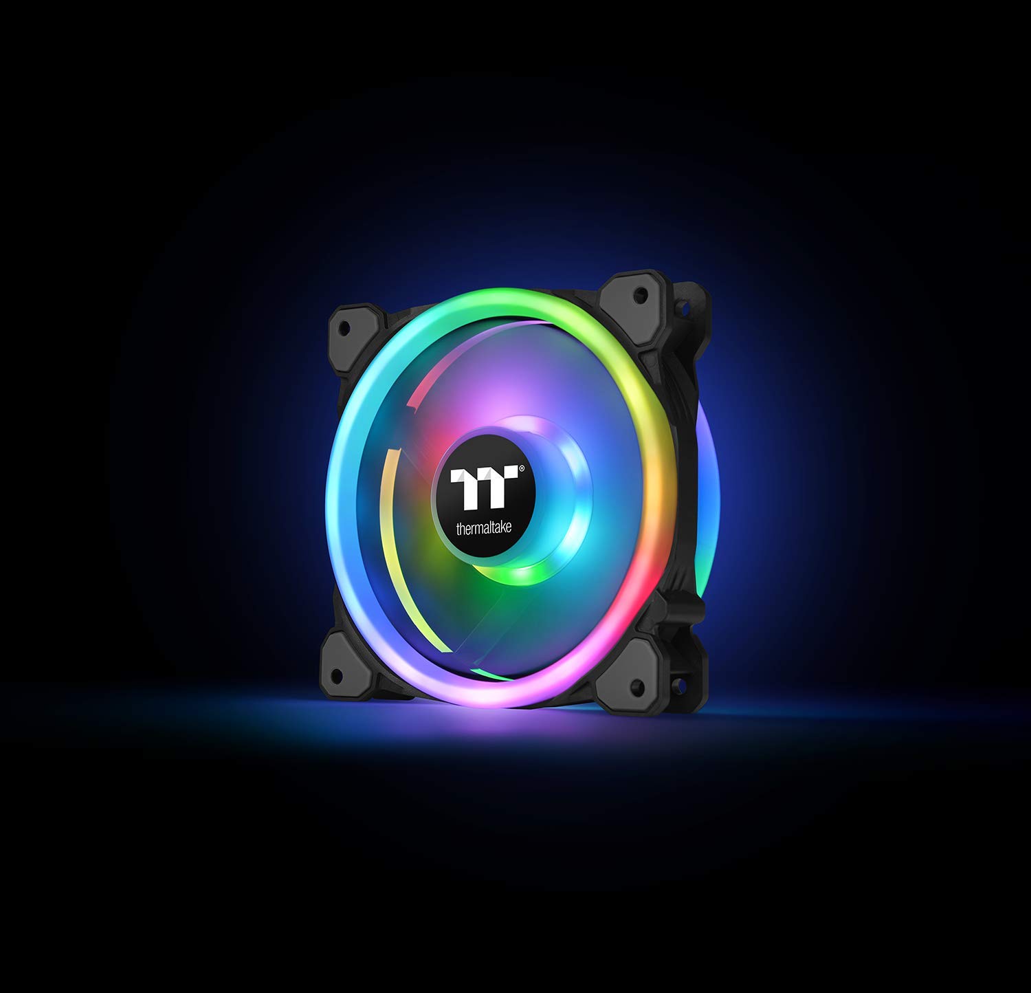 Thermaltake Riing Trio 12 RGB 120mm PC Cooling Fans - 3 Pack with Vibrant LED Lighting for Gaming Rigs, Workstations & PC Builds