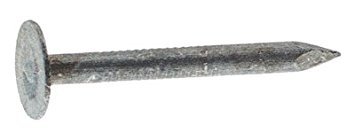 2-Inch Electro-Galvanized Roofing Nails - 50lb Bulk Bucket for Roofing, Siding & Construction Projects