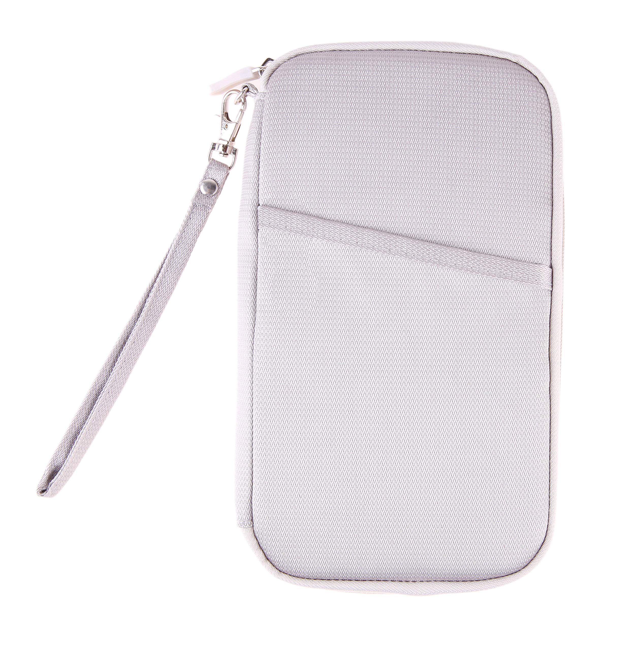 Premium RFID Blocking Travel Wallet Passport Holder - Family Organizer for Documents, Credit Cards & IDs - Perfect for International Trips, Vacations & Air Travel