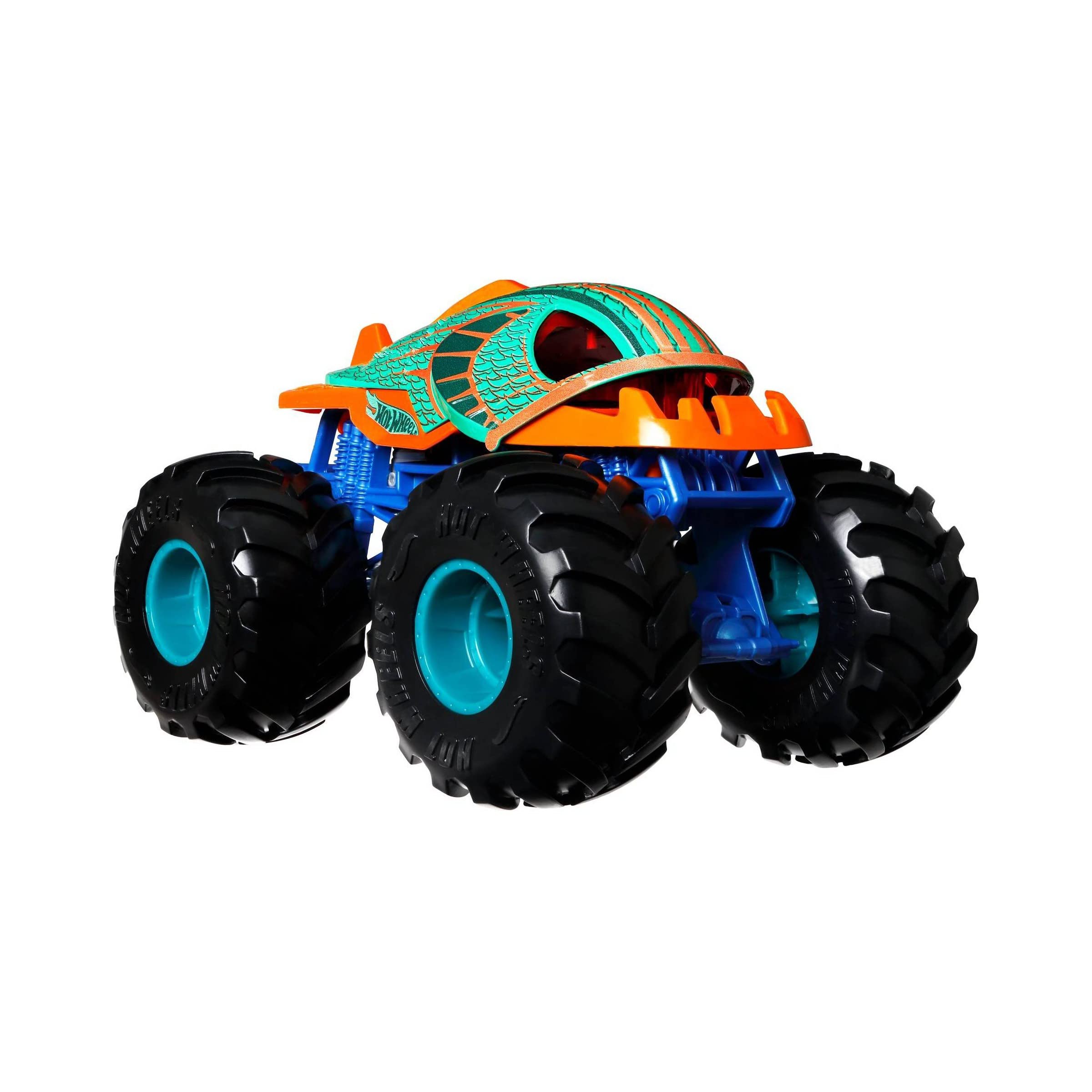Hot Wheels Monster Trucks 1:24 Scale Piran-Ahhh Vehicle - Die-Cast Toy Car for Kids & Collectors - Perfect for Playtime, Racing & Display