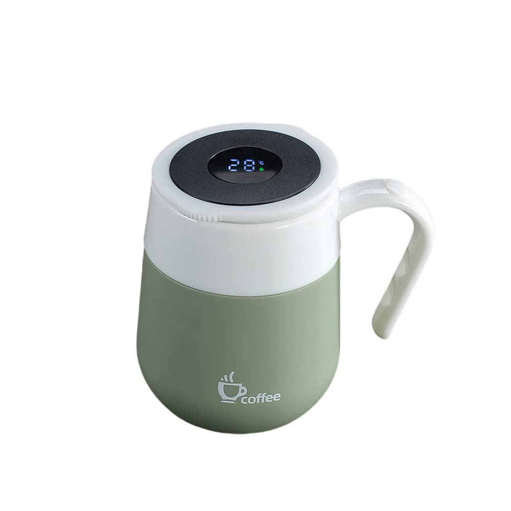 Premium Mint Green Ceramic Coffee Mug - 15oz Large Tea & Cocoa Cup - Best Gift for Mom, Mother's Day, Birthday - Ideal for Home, Office & Gifts (5x4x4 Inches)