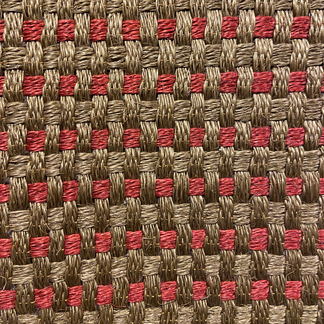 Staple Rug - Red, Purple & Tan Handwoven Area Rug - Perfect for Living Room, Bedroom & Office Decor
