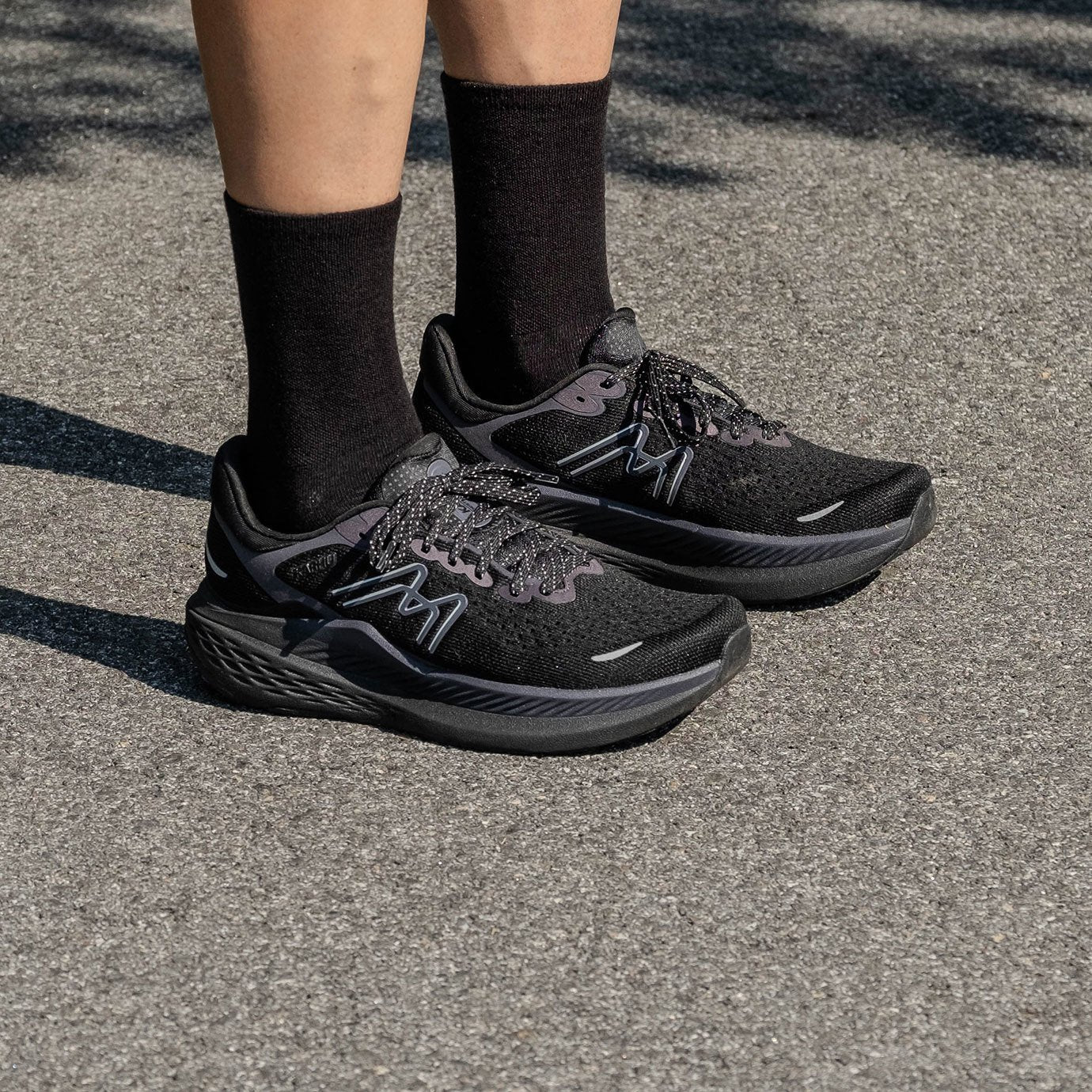 Women's Mestari Run 1.5 Hivo Running Shoes - Black/Black | Lightweight & Comfortable for Jogging, Gym Workouts & Daily Wear
