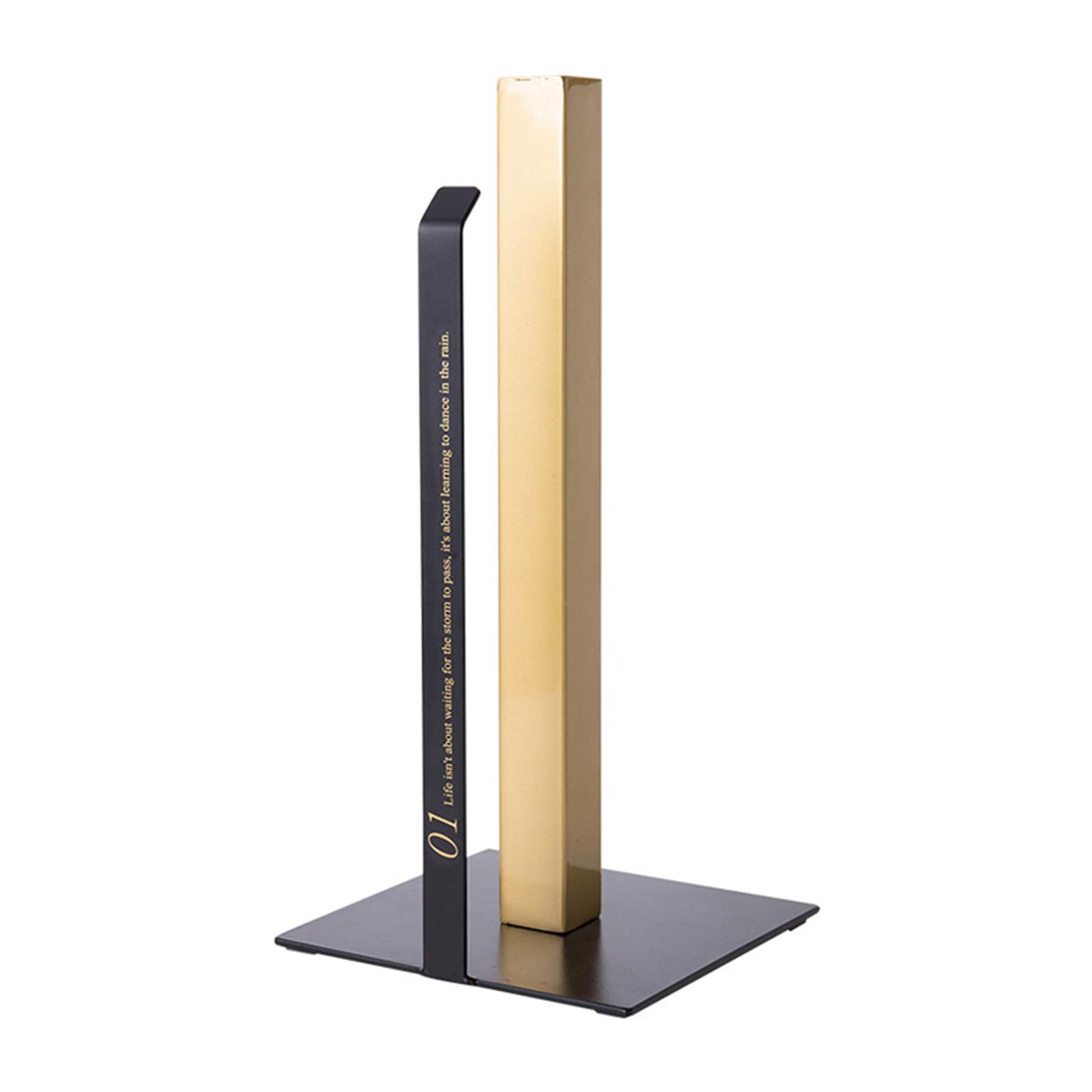 Sturdy Free Standing Metal Paper Towel Holder with Weighted Anti-Skid Base - Kitchen Roll & Foil Dispenser for Countertop, Pantry, and RV Use