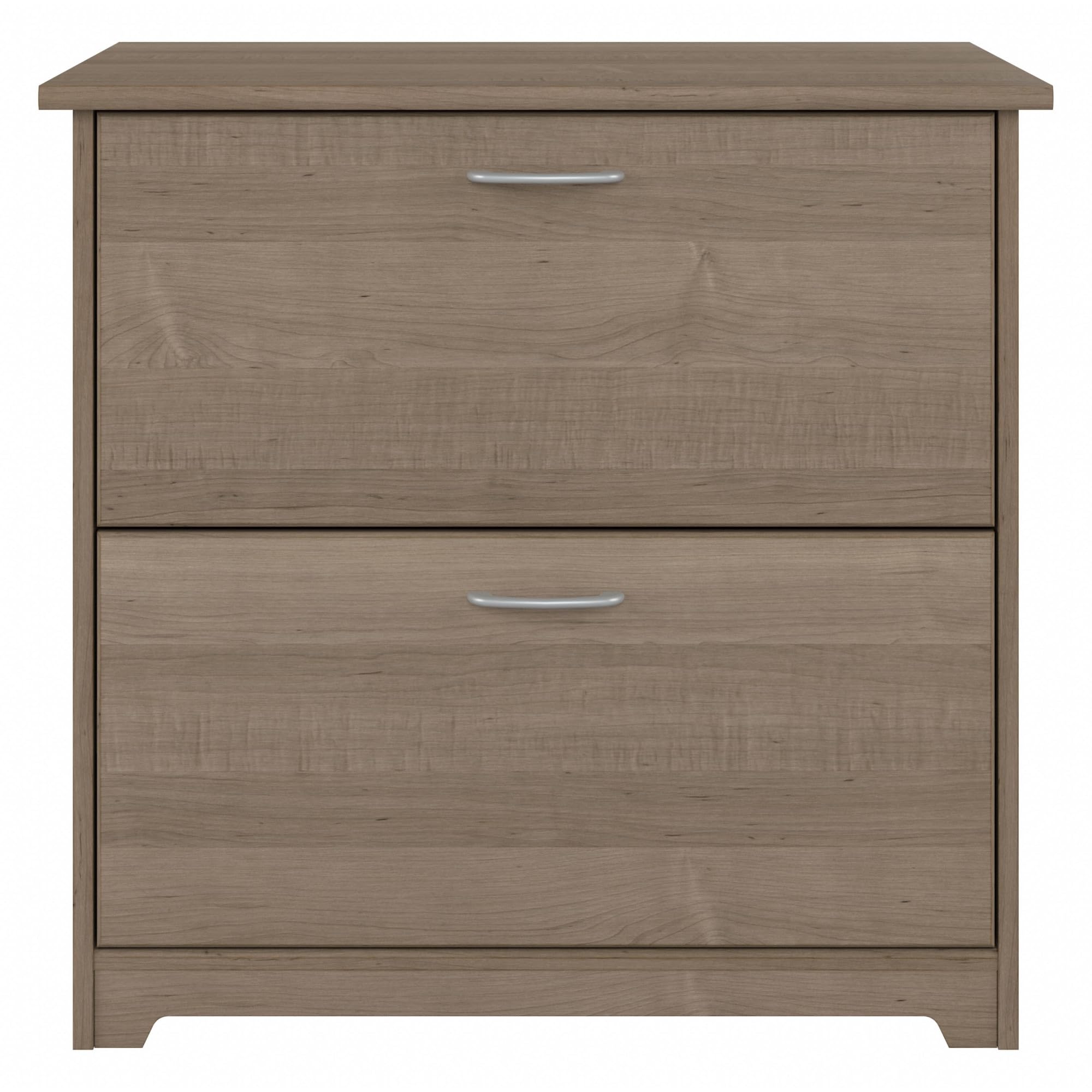 Bush Furniture Cabot 2-Drawer Lateral File Cabinet - Ash Gray Home Office Storage for Letter, Legal & A4 Size Documents | Perfect for Home Office Organization & Document Filing