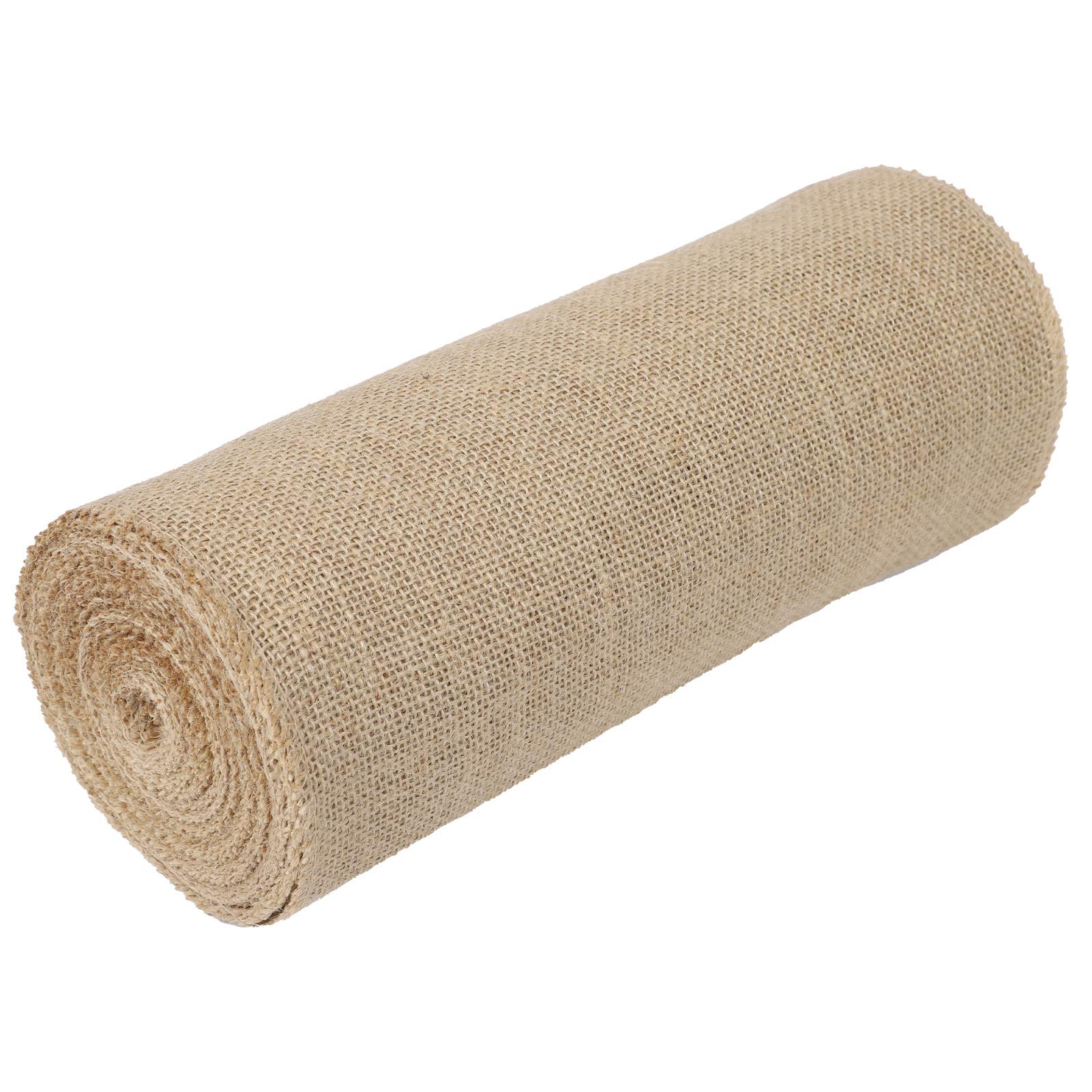 Natural Jute Burlap Ribbon Roll - 10M Rustic Craft Ribbon for Wedding Decor, Party Supplies, DIY Home Embellishment & Gift Wrapping - Eco-Friendly Decorative Ribbon for Farmhouse, Rustic, and Vintage Style Events