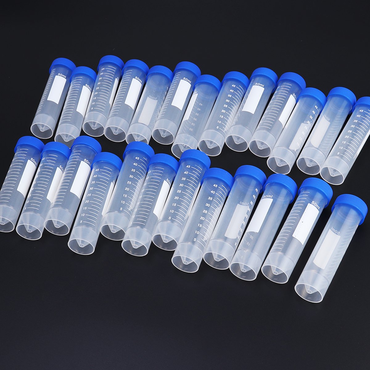 25 Pcs Empty Aluminum Can Tubes with Lids - Lab Sample Storage Containers for Essential Oils, Spices, Powders | Perfect for Laboratory, DIY Crafts & Travel Organization