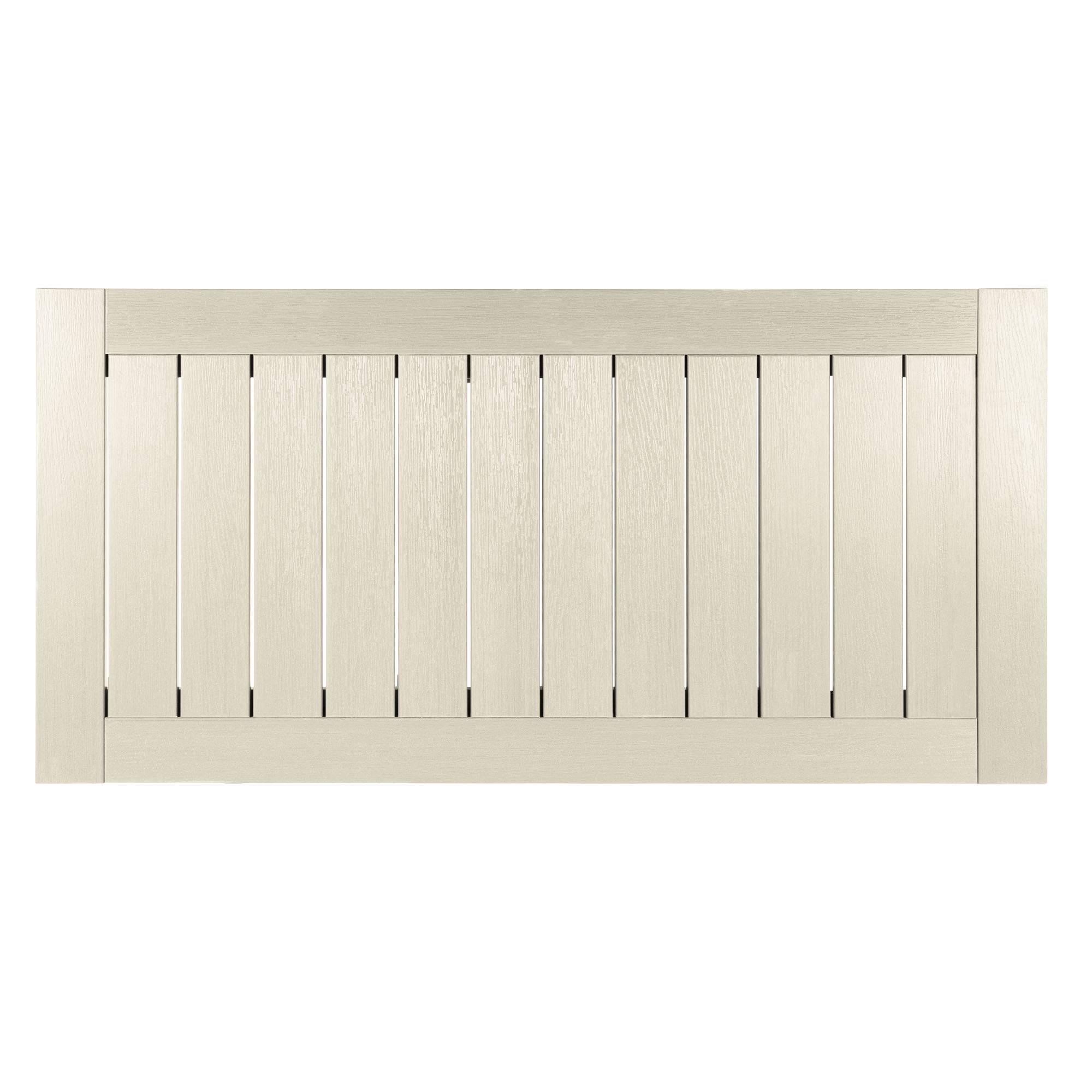 Highwood Adirondack Coffee Table - Weather-Resistant Whitewashed Outdoor Furniture for Patio, Garden & Poolside Use