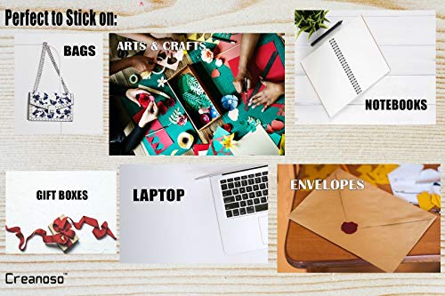 Creanoso Premium Parents Appreciation Stickers (5-Sheet Pack) - High Quality Thank You Stickers for Kids, Teens & Adults - Perfect for Stocking Stuffers, Corporate Gifts, Party Favors & Teacher Appreciation - Great for Scrapbooking, DIY Projects & Personalizing Gifts