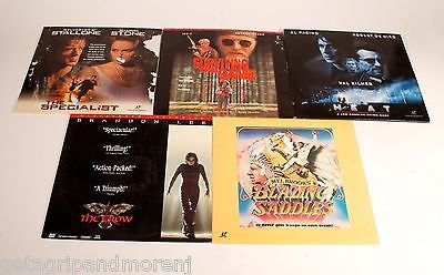 10 Rare Laserdiscs Collection - Includes Roger Rabbit & Pyramid Patrol - Perfect for Movie Collectors & Retro Entertainment