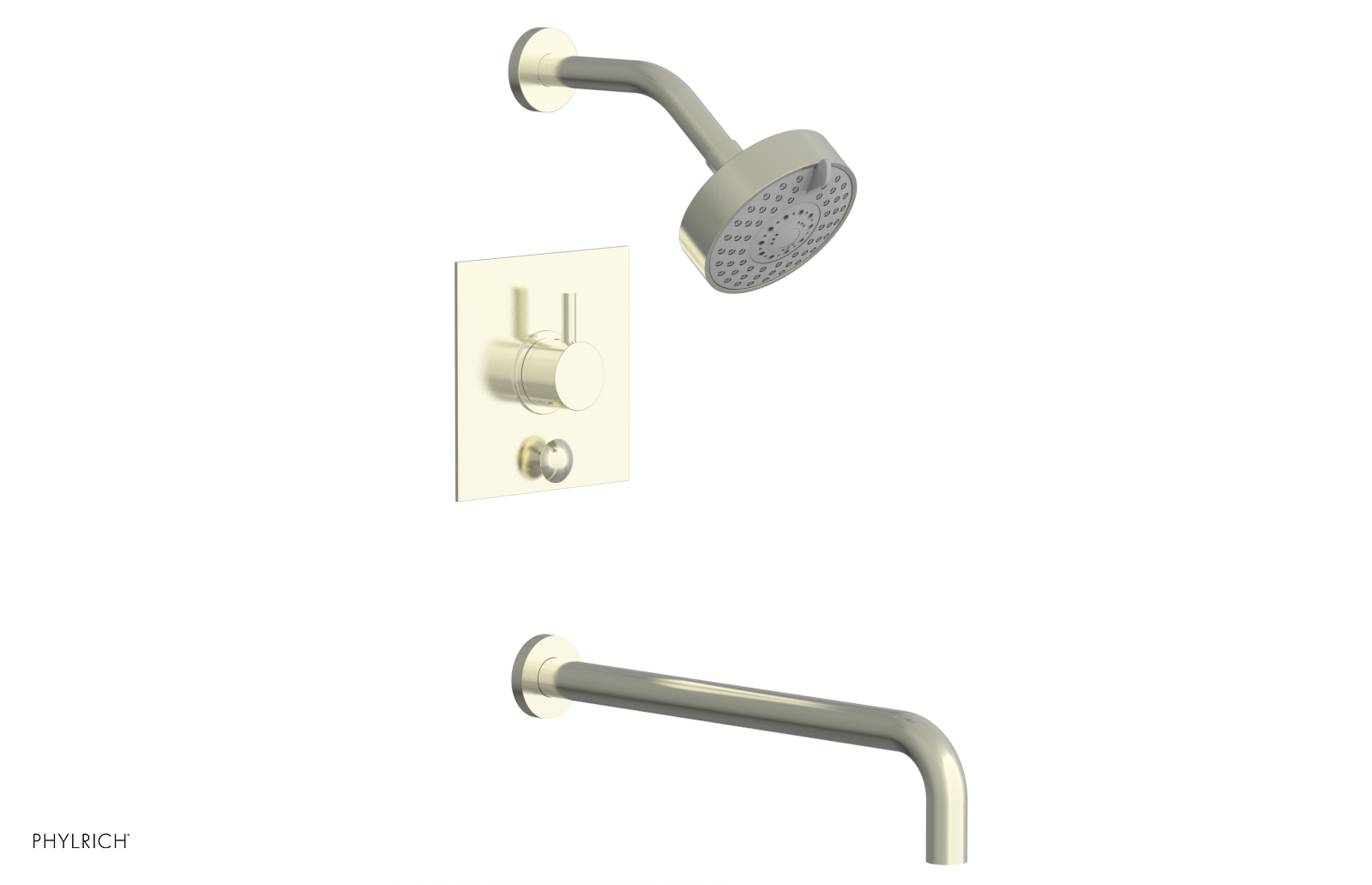 BASIC II 14 Pressure Balance Tub and Shower Faucet Set 230S 29 14 - Perfect for Modern Bathroom Renovations & Spa-Like Shower Experience