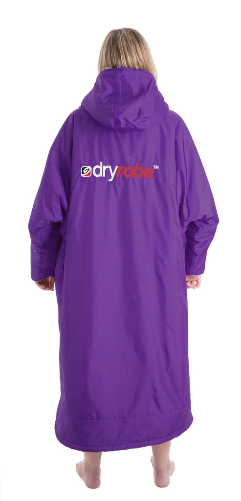 Dryrobe Advance Long Sleeve Changing Robe for Adults - Waterproof & Warm Outdoor Changing Robe for Surfing, Swimming, Camping & Beach Activities