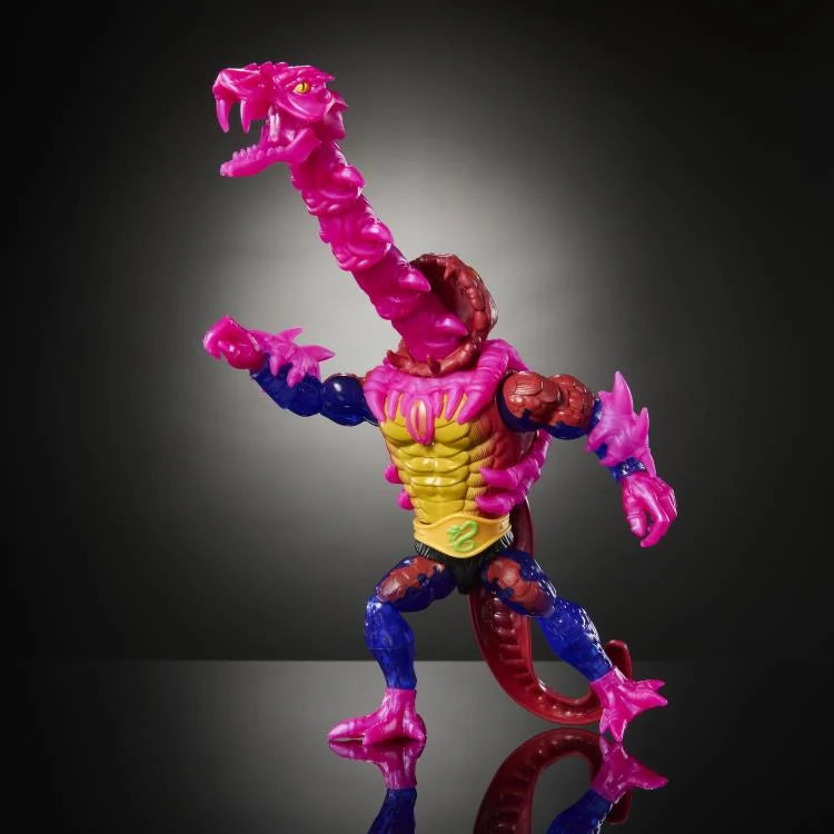 Masters of the Universe Origins Turtles of Grayskull Rattlor Action Figure - Vintage MOTU Collectible Toy for Display & Play