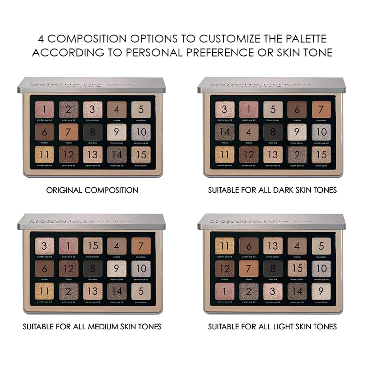 GLAM EYESHADOW PALETTE - 18 Highly Pigmented Matte & Shimmer Eyeshadows for Professional Makeup | Perfect for Party, Wedding & Everyday Glam Looks