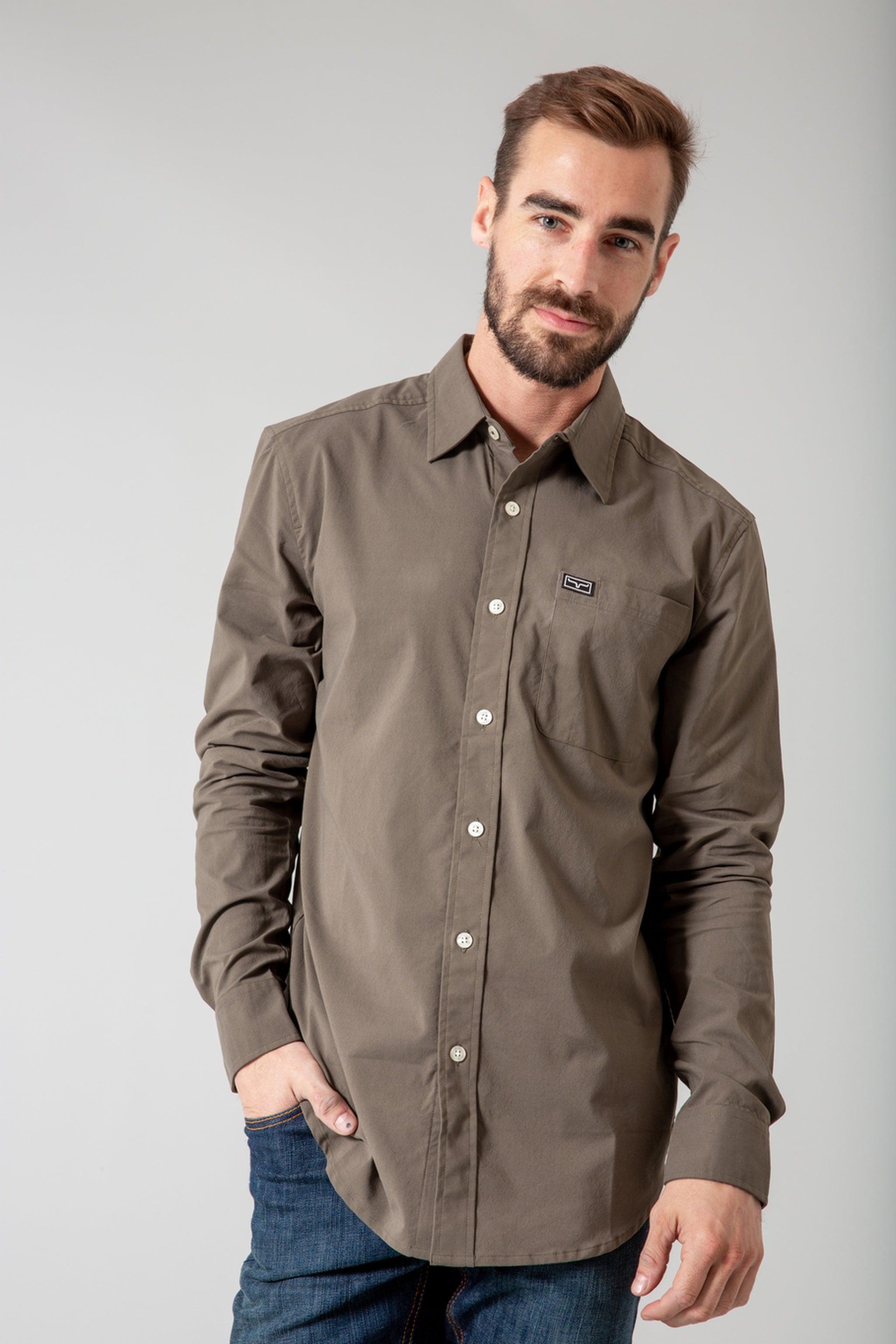 Premium Linville Long Sleeve Dress Shirt for Men - Classic Business Formal Shirt - Office, Interview & Special Occasion Wear