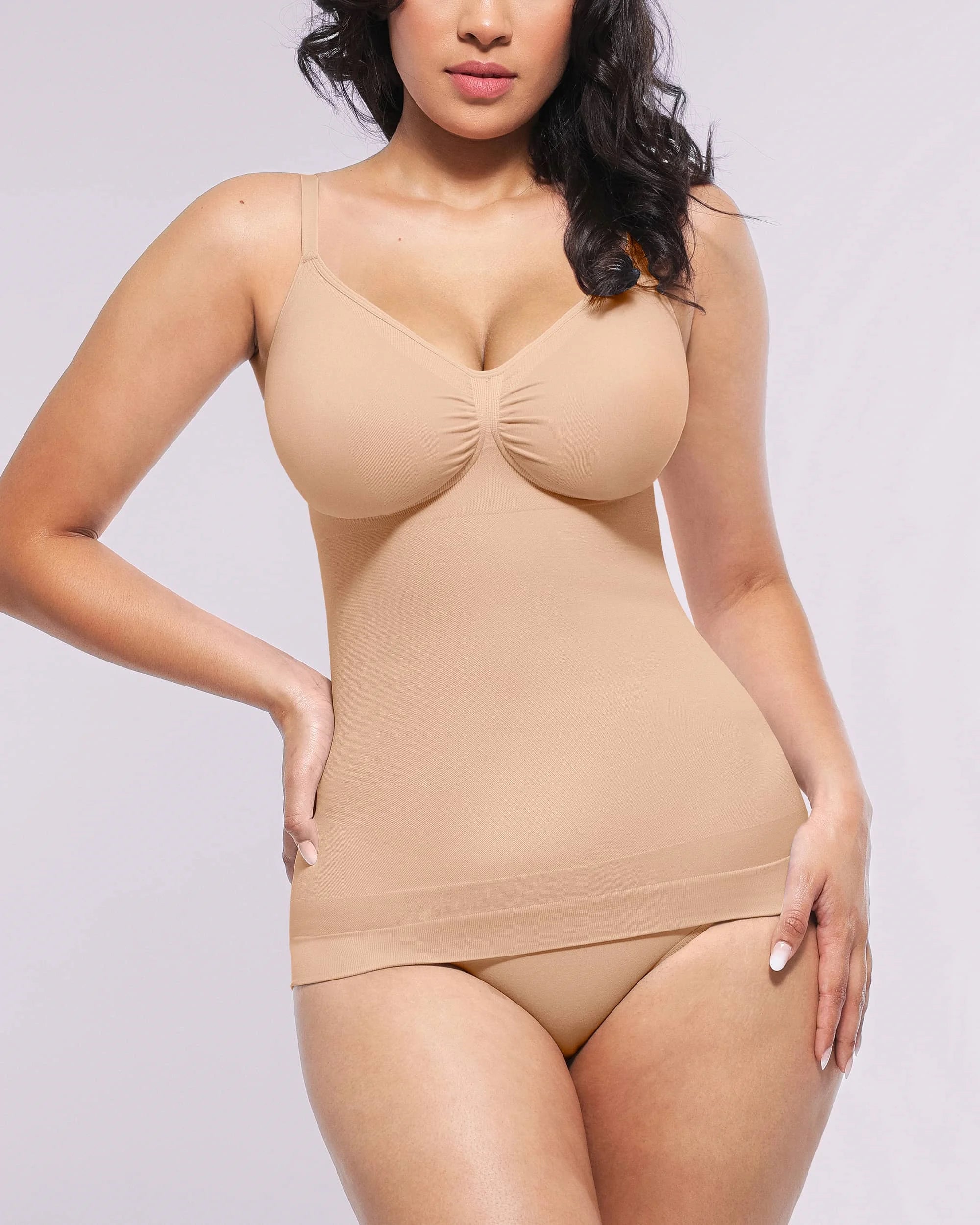 OceanHug™ Oyster Reborn Smoothing Cami Top - Women's Seamless Slim Fit Camisole for Layering & Everyday Wear | Perfect Under Blazers & Cardigans