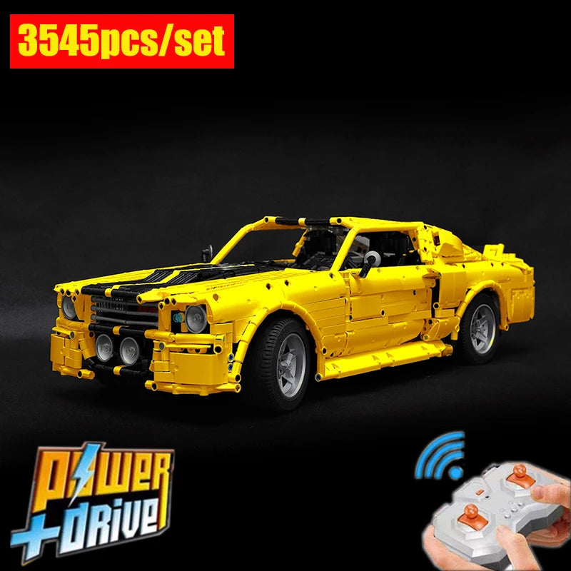 3541PCS MOC 14616 1967 Eleanor Mustang Super Racing Car Building Blocks Set - Perfect for Collectors, DIY Enthusiasts & Gift Giving | Display Model, Home Decor, Racing Car Lovers