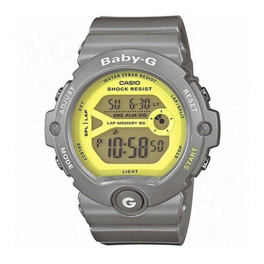 CASIO BABY-G BG-6903-8DR Digital Sports Watch for Women - Shock Resistant, Water Resistant, Grey Resin Band - Perfect for Running, Workouts & Outdoor Activities