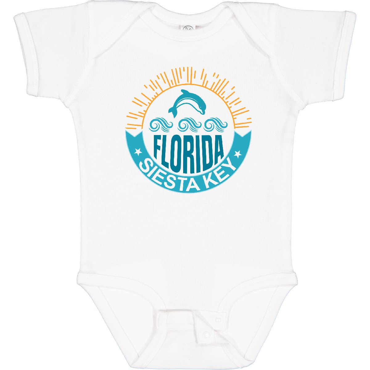 Inktastic Siesta Key Florida Beach Vacation Baby Bodysuit - Cute Infant Onesie for Beach Trips & Family Vacations - Perfect Gift for Newborns & Toddlers