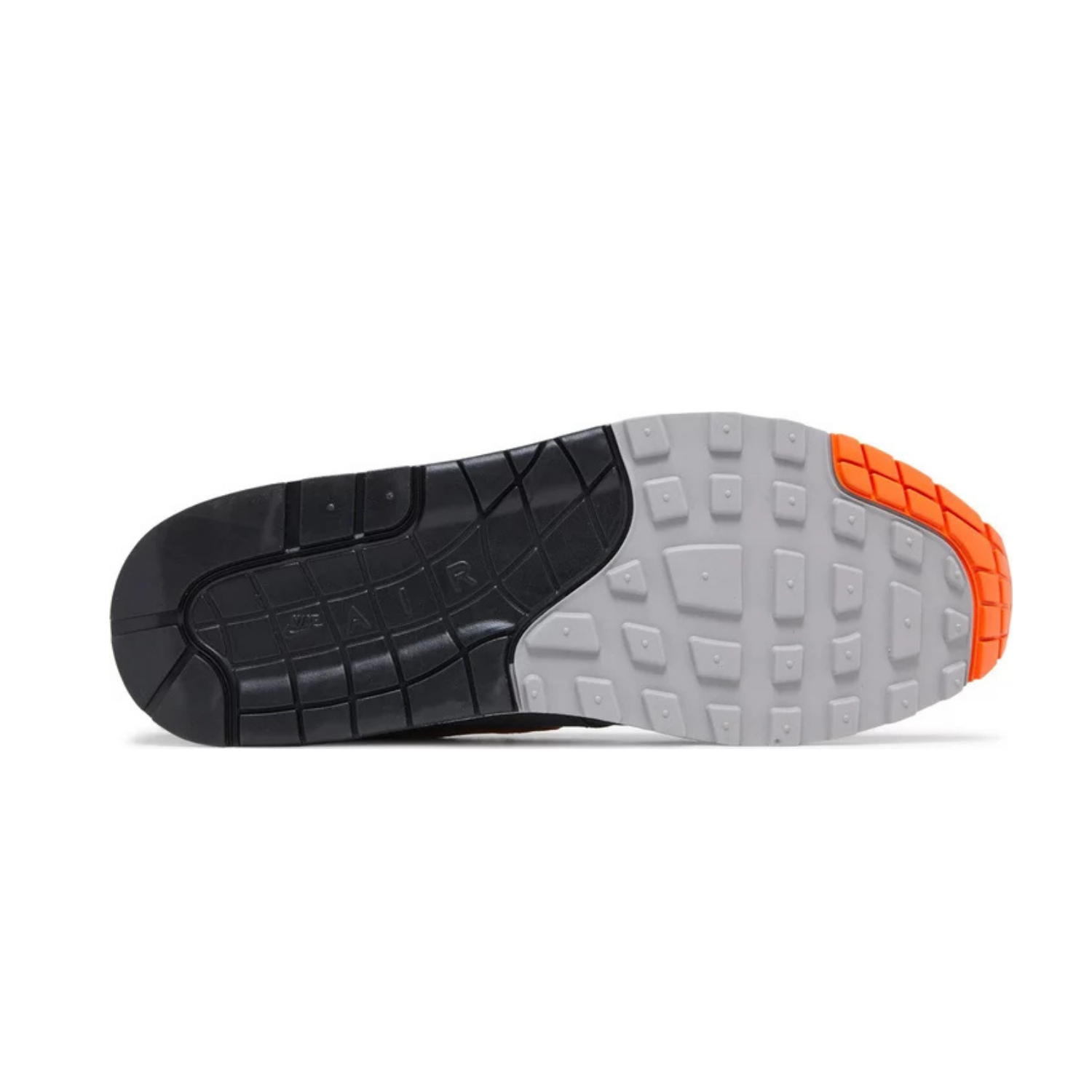 Nike Air Max 1 SP HUF Sneakers - Brilliant Orange/Anthracite/Medium Grey/Gunsmoke Colorway - Men's Running Shoes for Jogging, Gym & Streetwear Fashion