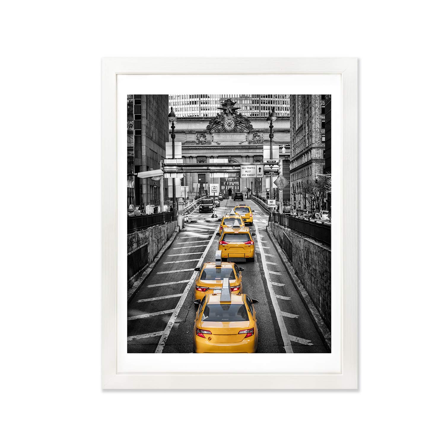 12x16 White Picture Frame - Display 11x14 Photos with Mat or 12x16 Pictures Without Mat - Wall Mount & Tabletop Decor for Living Room, Bedroom, Office & Home Decor - Perfect for Family Photos, Artwork & Wall Display