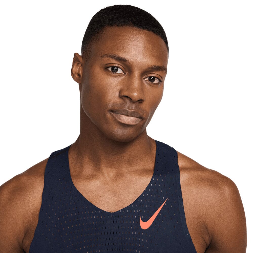 Nike Men's AeroSwift Dri-FIT ADV Running Singlet - Lightweight Breathable Performance Top for Marathon Training & Hot Weather Running