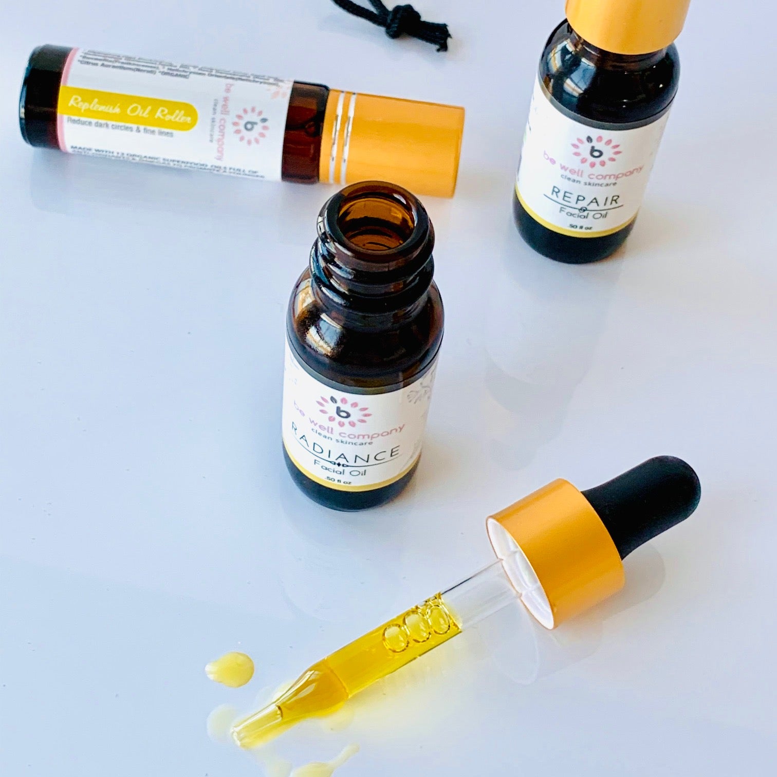 Best Premium Facial Oil Kit for Glowing Skin - Organic & Natural Skincare Set - Perfect for Night Routine & Anti-Aging Care