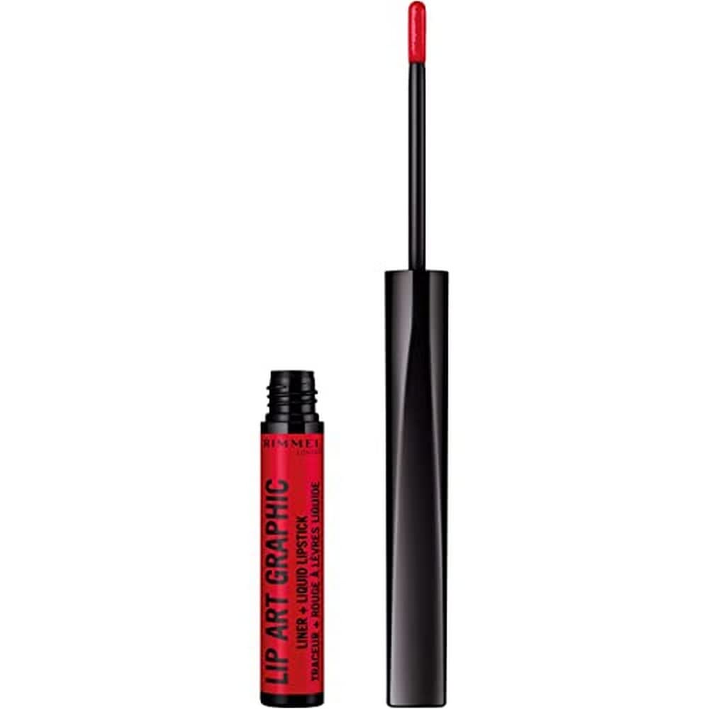 Rimmel London Lip Art Graphic Lipstick - Shade 610 Misbehaving - Long Lasting Matte Finish for Everyday Wear & Special Occasions
