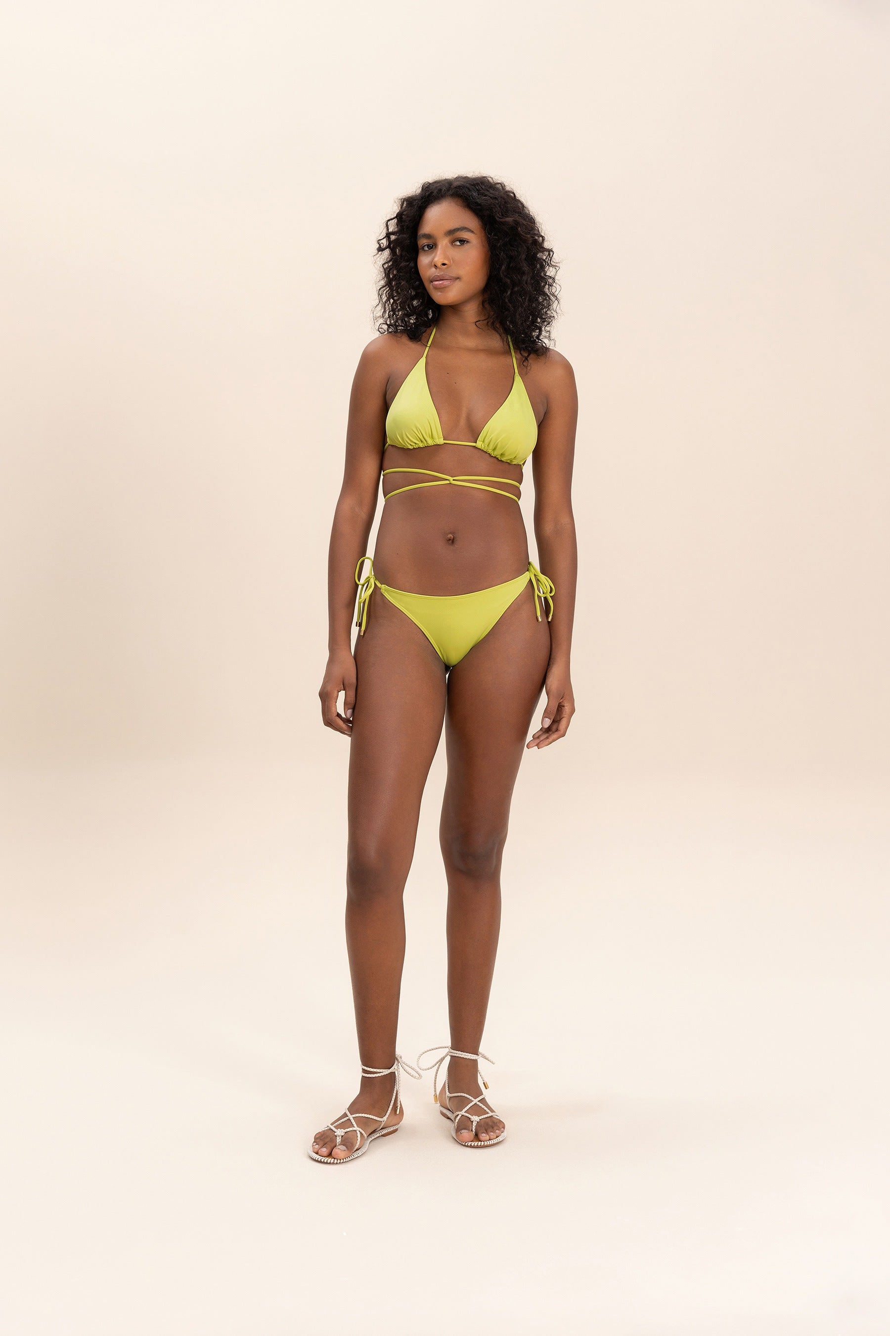 Luminflex Tie Side Bikini Thong - Sexy High Cut Swimwear for Women, Adjustable String Bikini Bottom, Perfect for Beach, Pool Party & Vacation