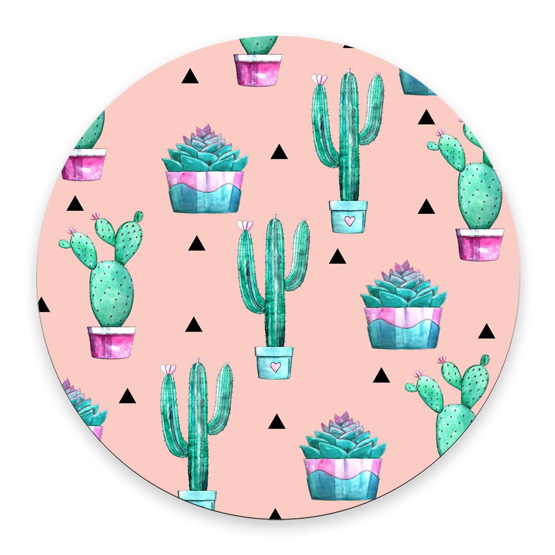 Cactus Mouse Pad - Green Ergonomic Mousepad for Office & Dorm Decor - Cute Desk Accessories for Computer, Gaming & Workstation Setup
