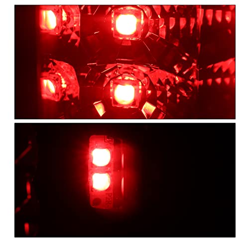 GMC Sierra 1500/2500HD/3500HD Black & Smoke LED Tail Lights - High-Performance Brake Lamps for Enhanced Visibility & Style | Perfect for Night Driving & Off-Road Adventures