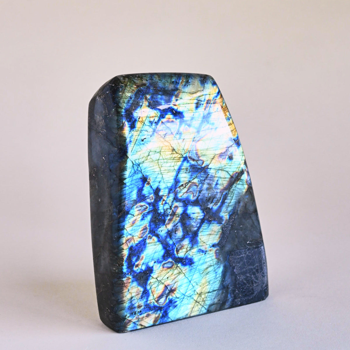 Natural Labradorite Free Form Polished Stone - Healing Crystal for Meditation, Home Decor & Jewelry Making | Spiritual Energy & Chakra Balancing