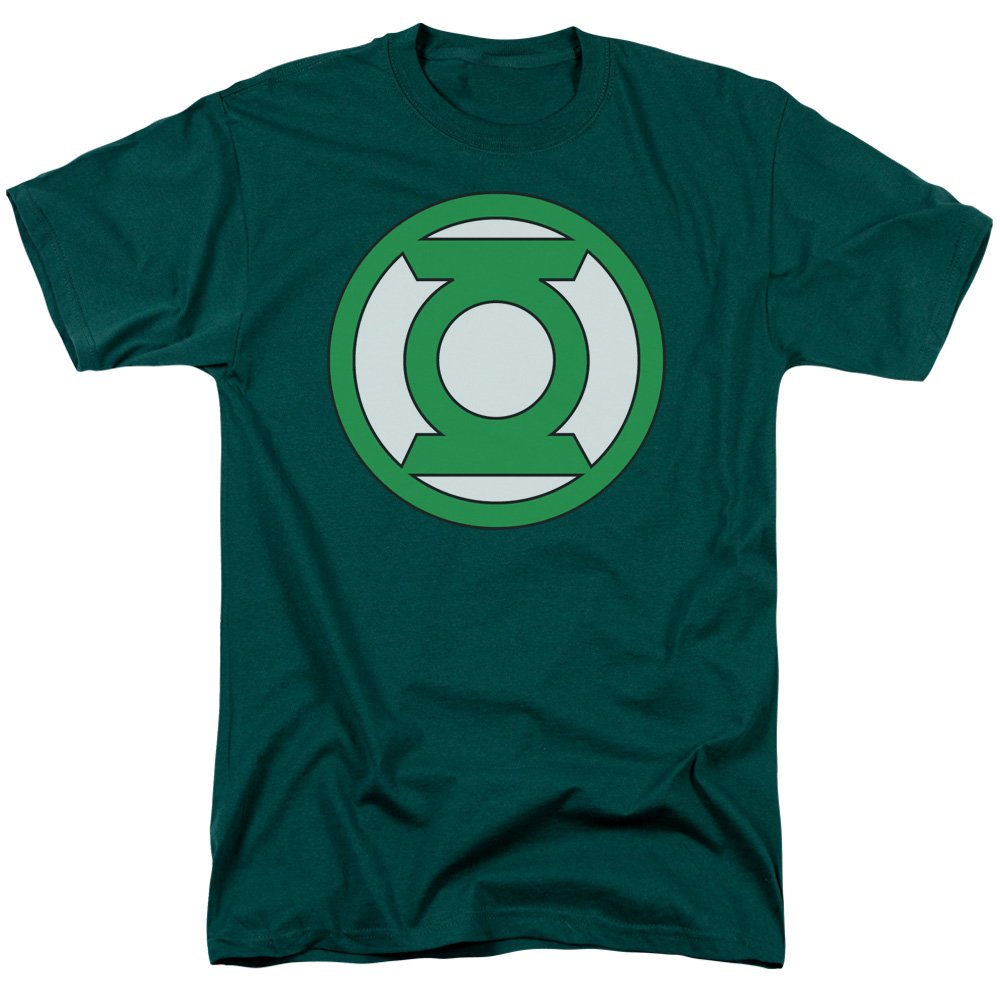 Official Green Lantern Logo Licensed Adult T-Shirt - Superhero Graphic Tee for Men & Women - Perfect for Comic Con, Cosplay & Casual Wear