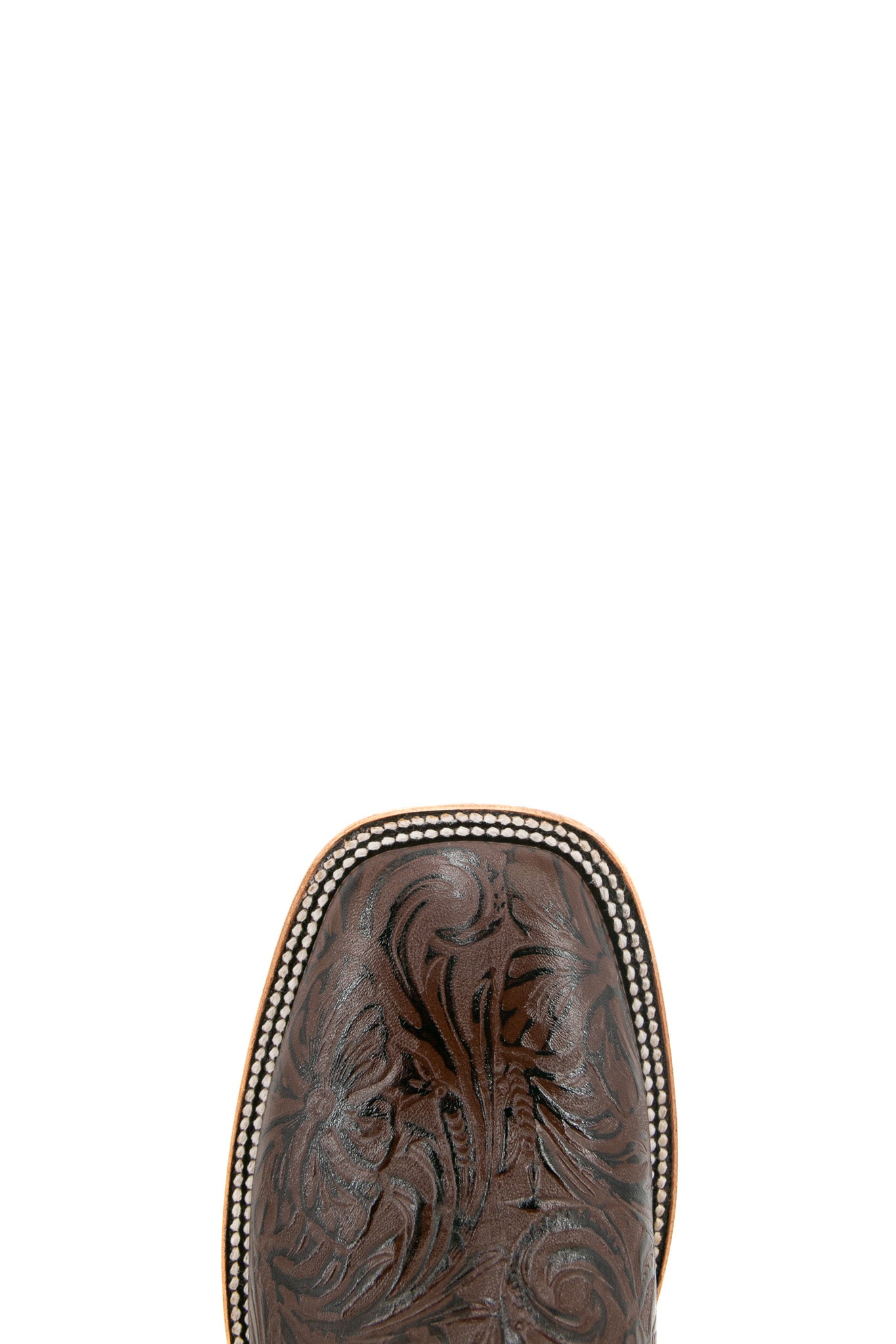 Tooled Cincelado Square Toe Cowgirl Boots for Women - Western Style Leather Riding Boots - Perfect for Country Dancing, Rodeos & Cowboy Fashion