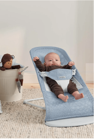 BabyBjorn Bouncer Balance Soft - Breathable Mesh Baby Bouncer for Newborns & Infants - Perfect for Playtime, Naps & Soothing at Home or On-the-Go