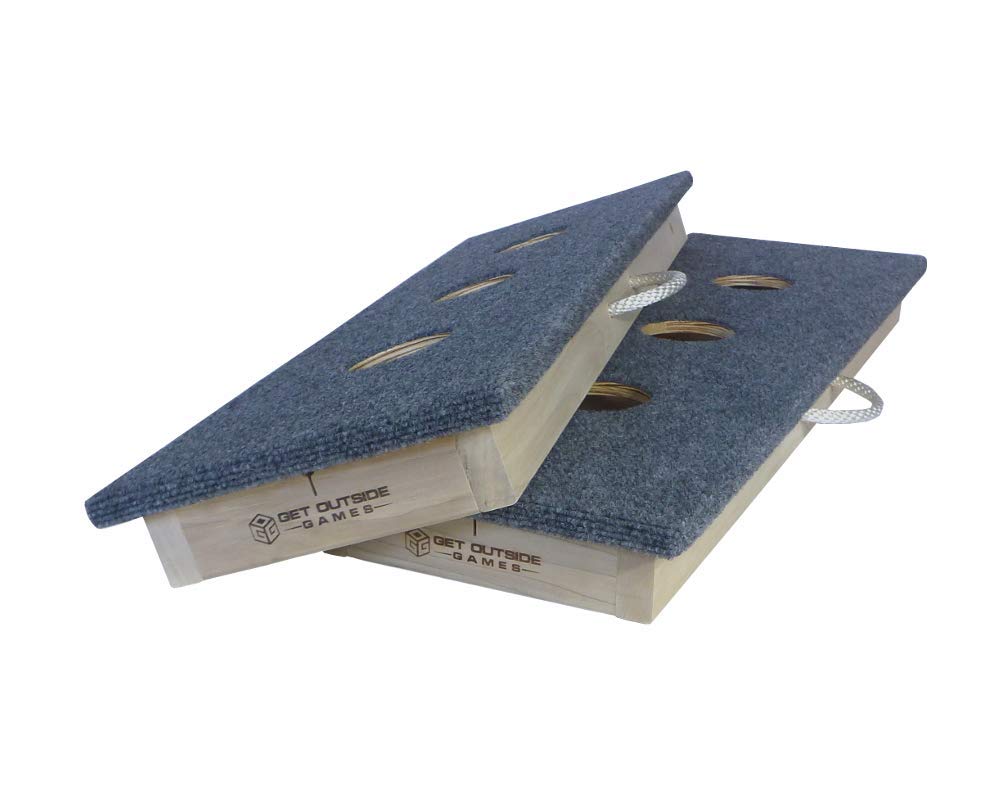 Premium 3 Hole Washer Toss Game Set - Outdoor Lawn Washers Boards for Backyard, Tailgate, Camping & BBQ Parties - Heavy Duty Tossing Game with Carrying Case