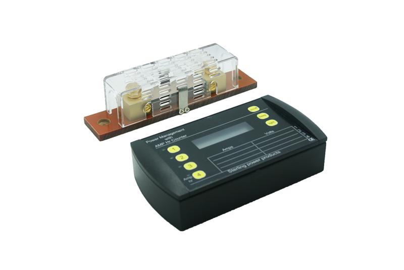 Sterling Power Battery Monitor with 200 Amp Shunt - Accurate Battery Management System for RVs, Boats & Solar Power Systems
