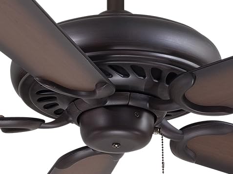 Minka-Aire F568-KA Supra 52 Inch Ceiling Fan with Pull Chain - Kocoa Bronze Finish - Perfect for Living Room, Bedroom & Outdoor Spaces