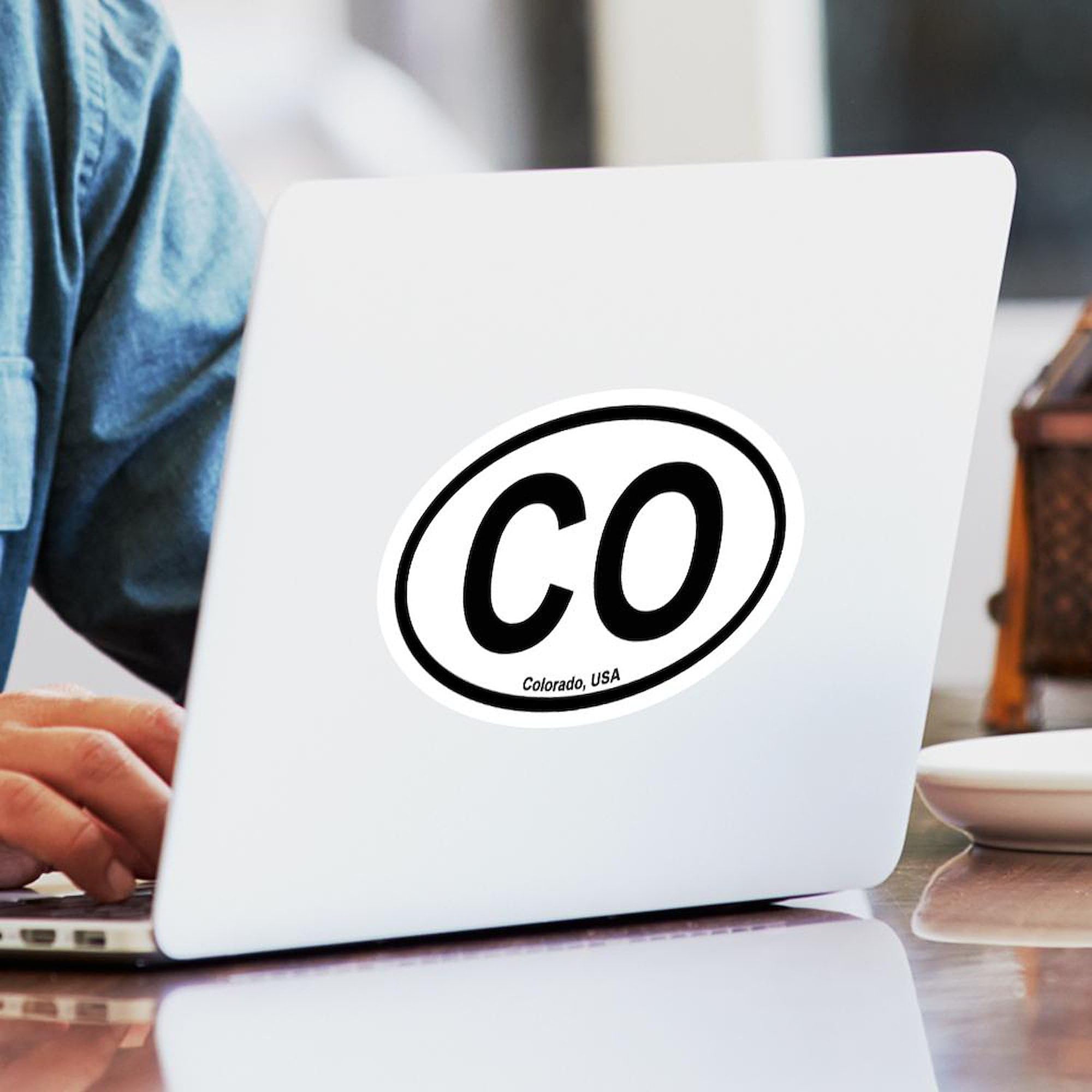Colorado Oval Car Bumper Sticker - Decal for Cars, Laptops & Gifts